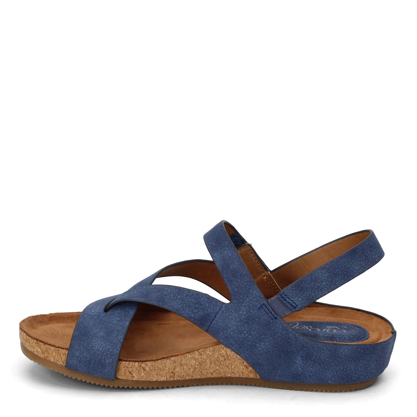 Peltz Shoes Women's Eurosoft Gianetta Sandal NAVY ES0010207