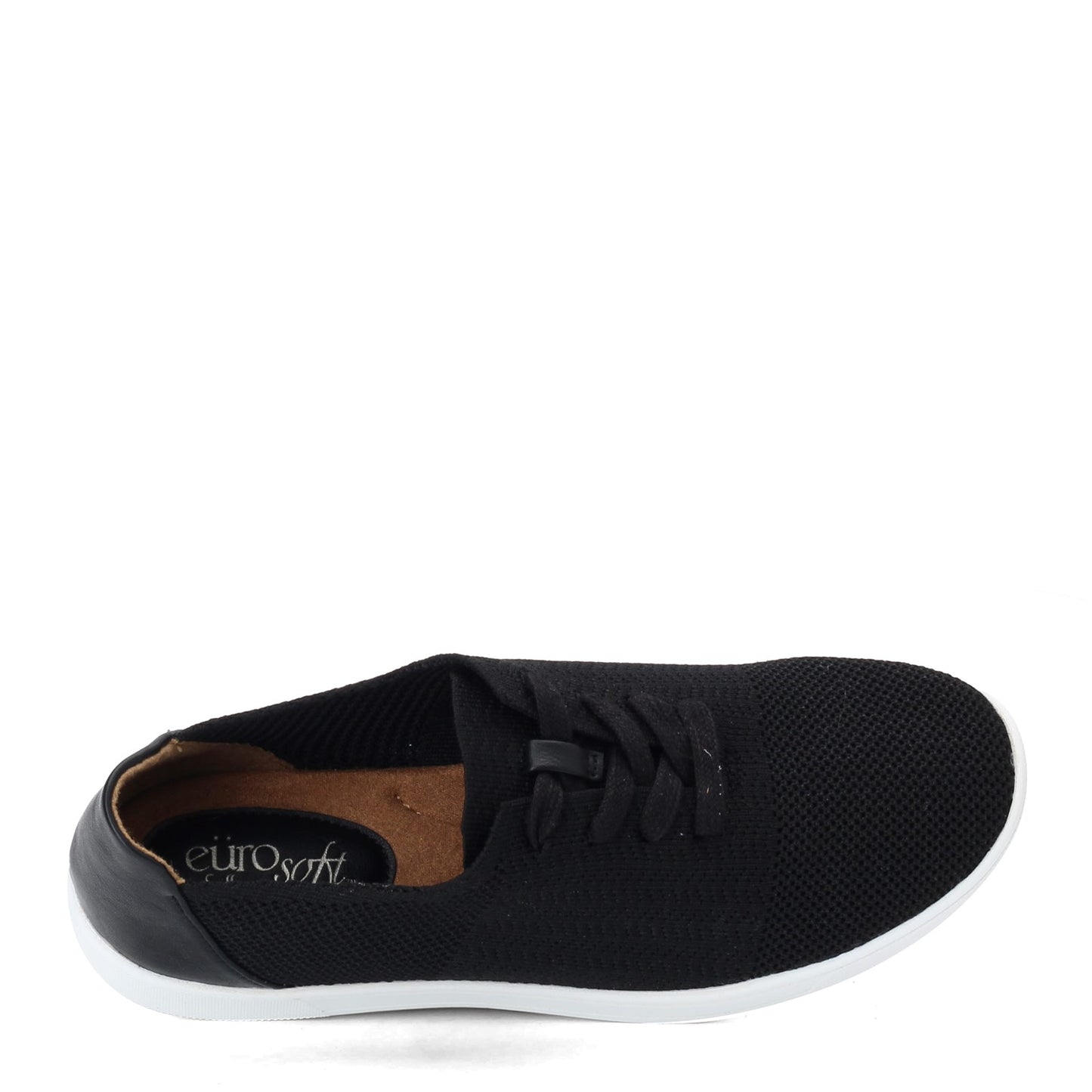 Peltz Shoes Women's Eurosoft Carolena Sneaker BLACK ES0019201