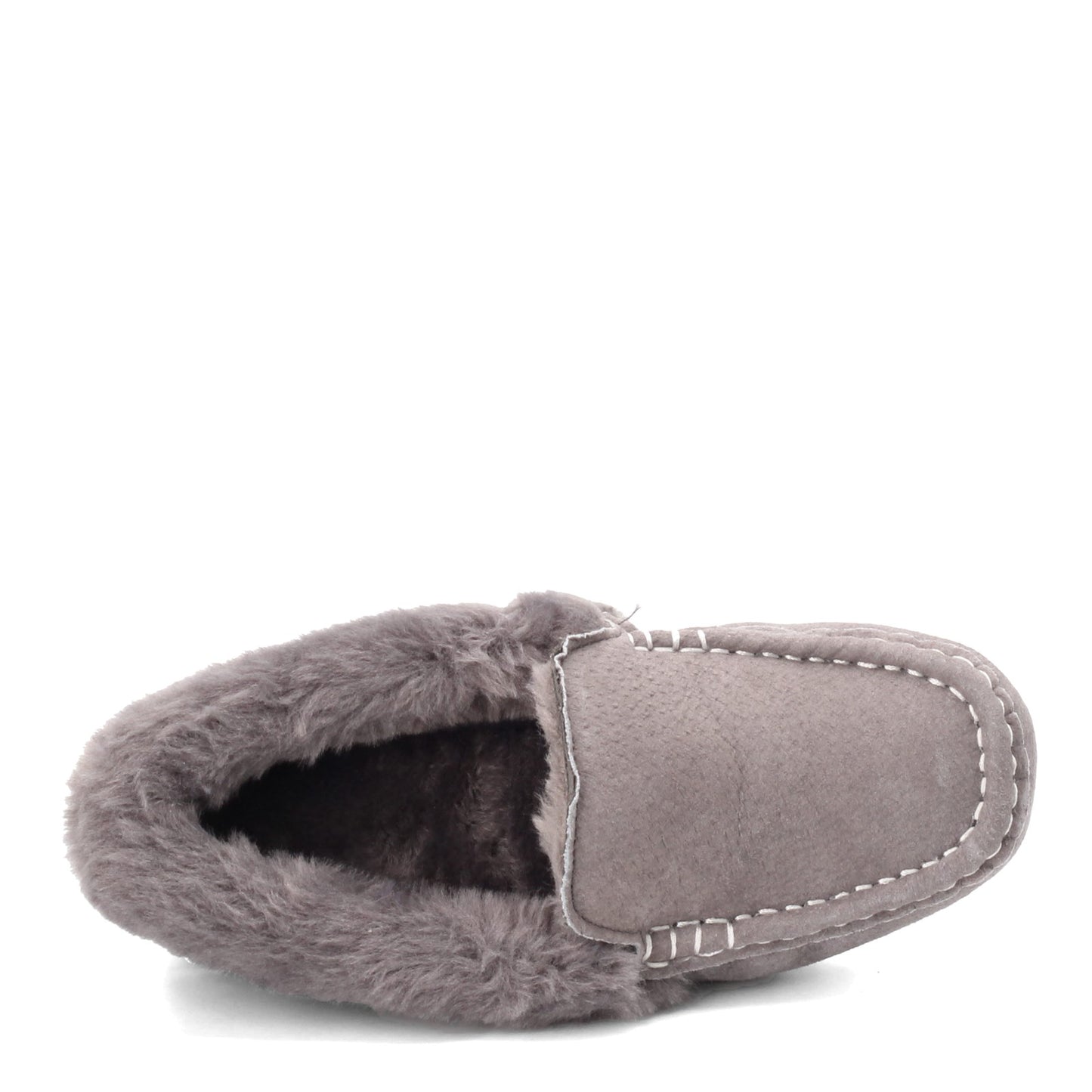 Peltz Shoes Women's Lamo Aussie Moc Slipper CHARCOAL EW1535-CHA