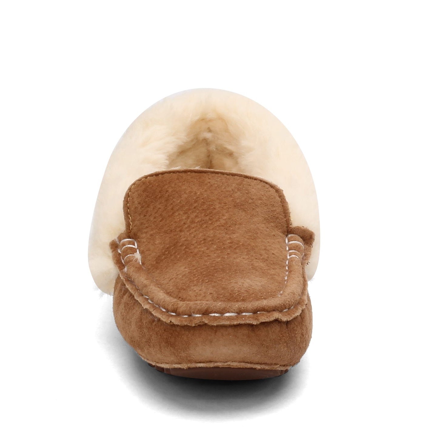Peltz Shoes Women's Lamo Aussie Moc Slipper CHESTNUT EW1535-CNT