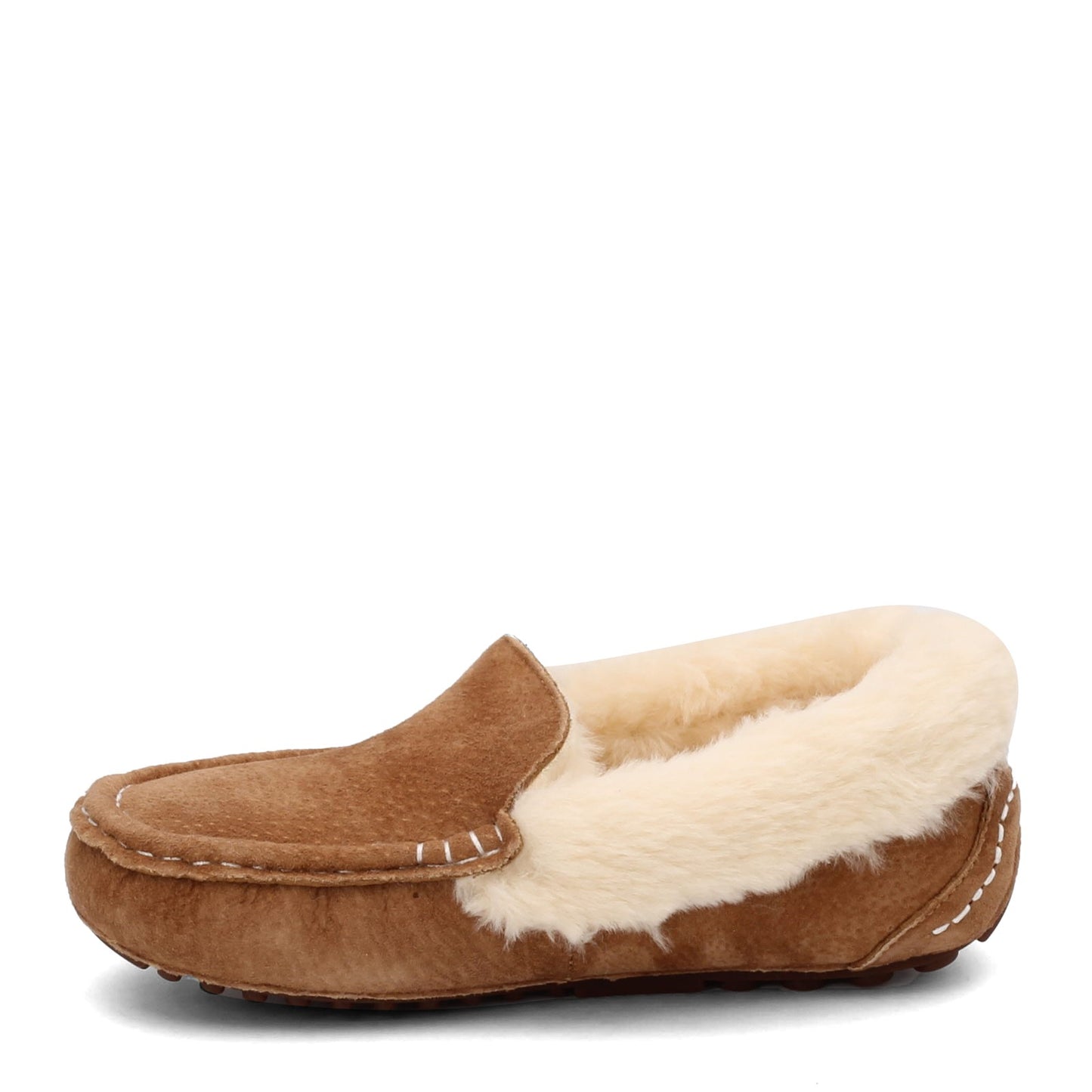 Peltz Shoes Women's Lamo Aussie Moc Slipper CHESTNUT EW1535-CNT