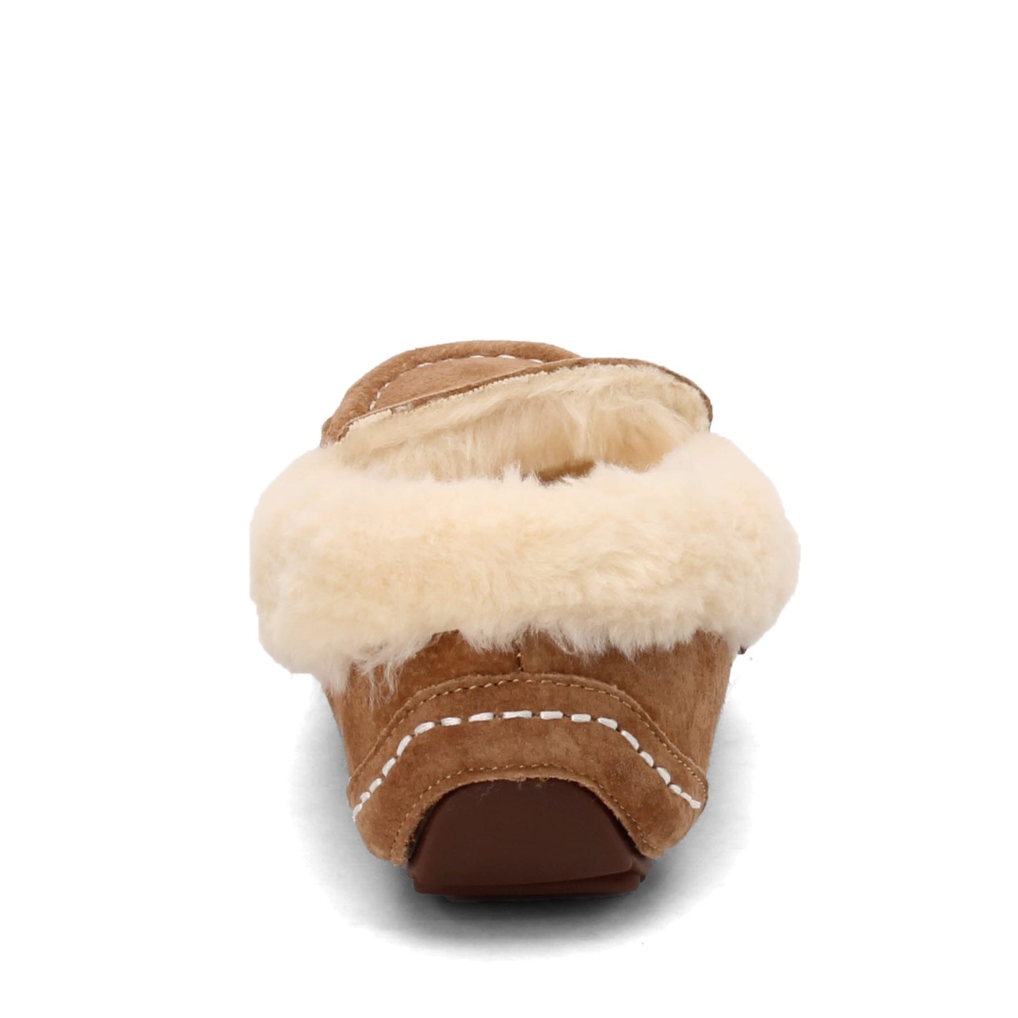 Peltz Shoes Women's Lamo Aussie Moc Slipper CHESTNUT EW1535-CNT