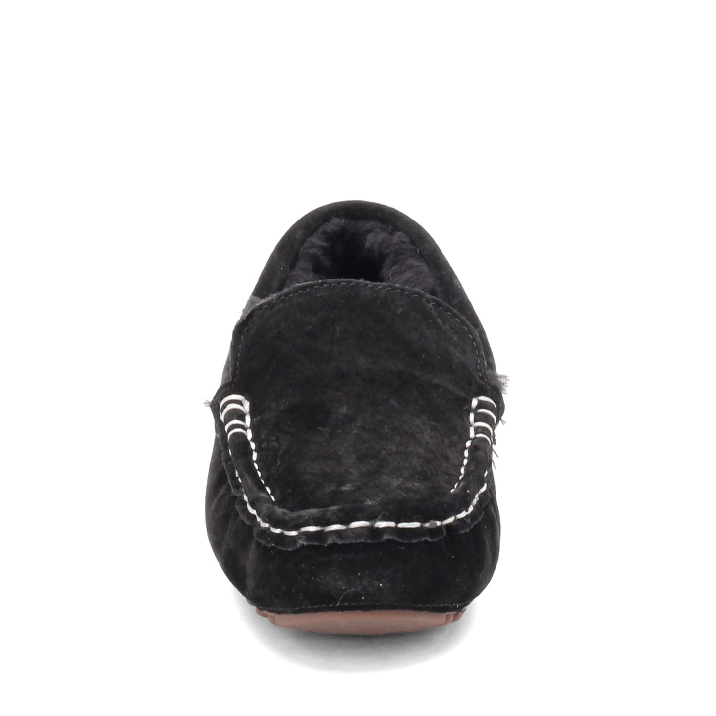 Peltz Shoes Women's Lamo Callie Moc Slipper BLACK EW1934-BLK