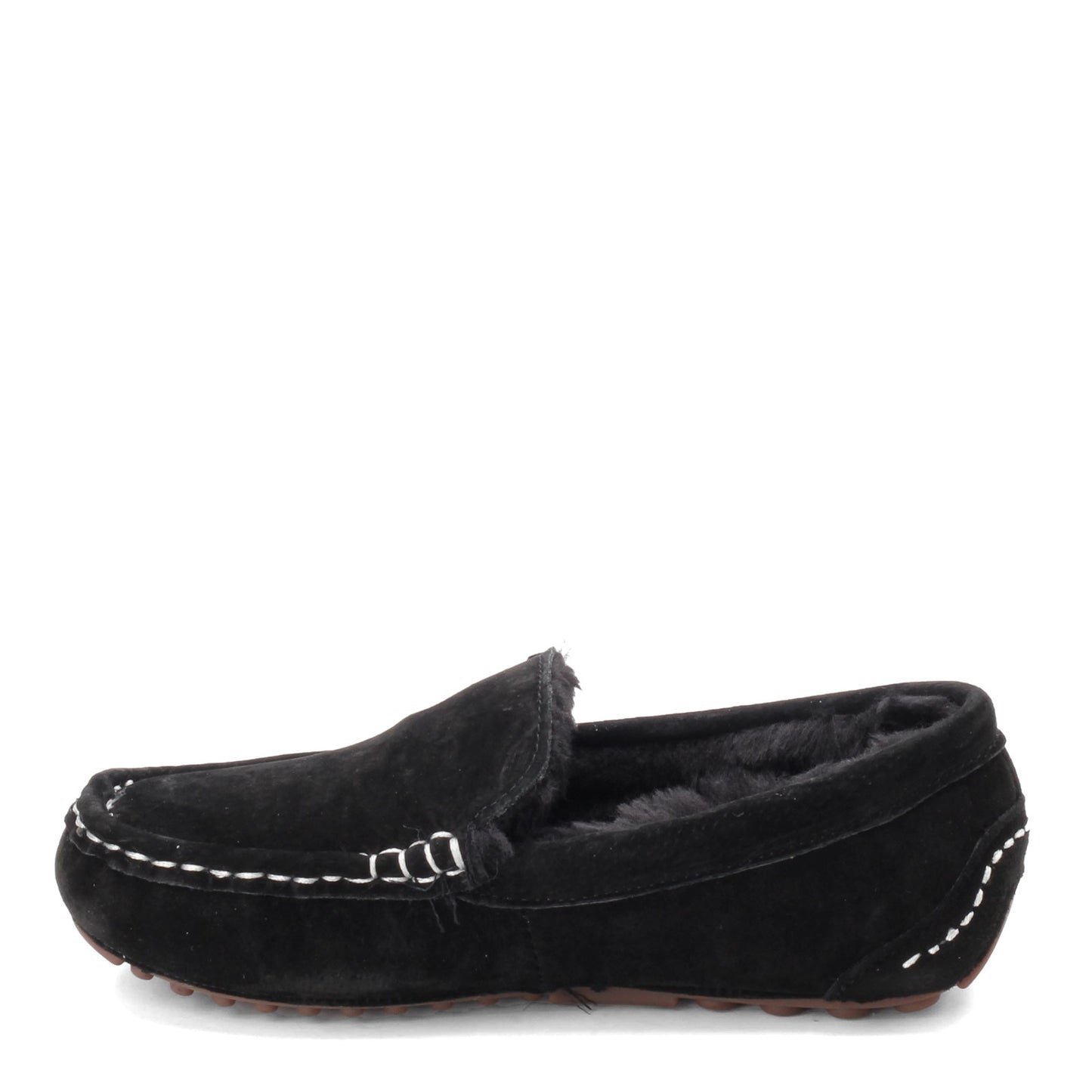 Peltz Shoes Women's Lamo Callie Moc Slipper BLACK EW1934-BLK