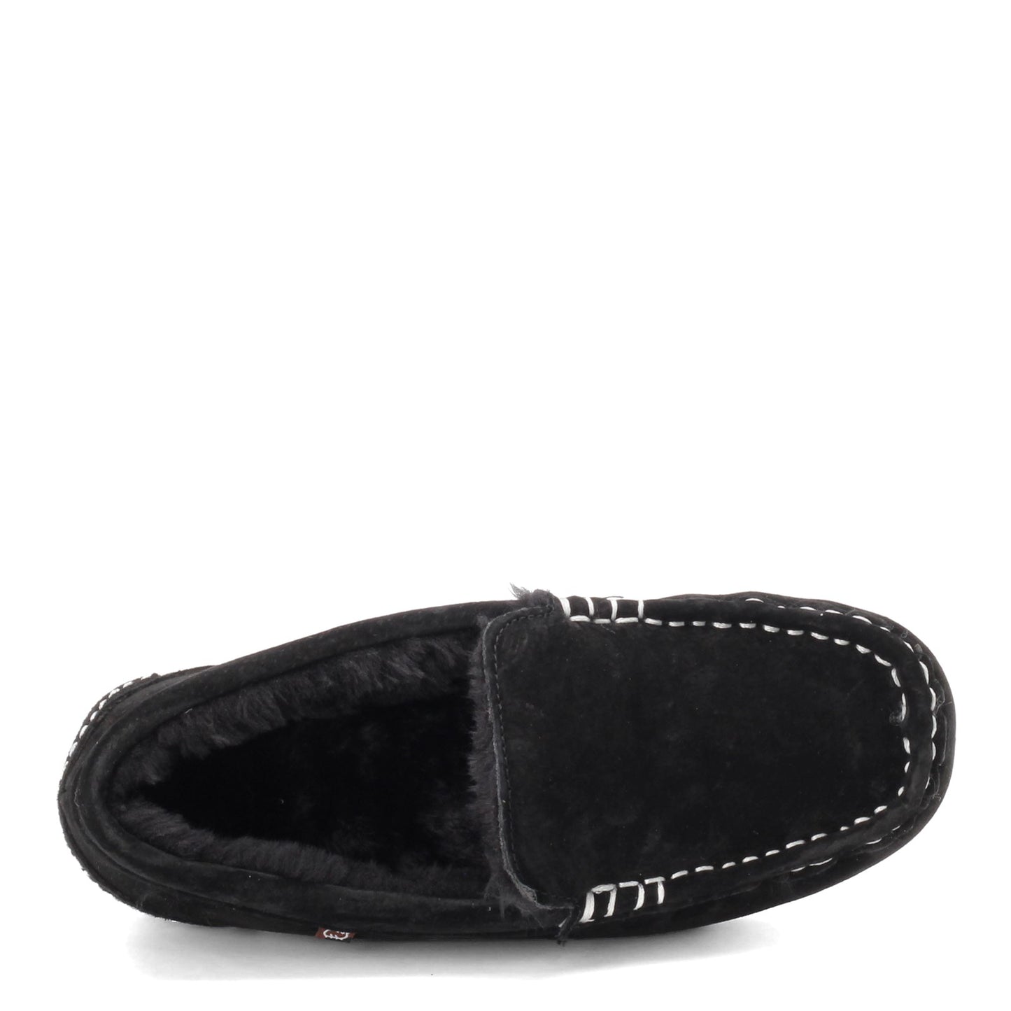 Peltz Shoes Women's Lamo Callie Moc Slipper BLACK EW1934-BLK