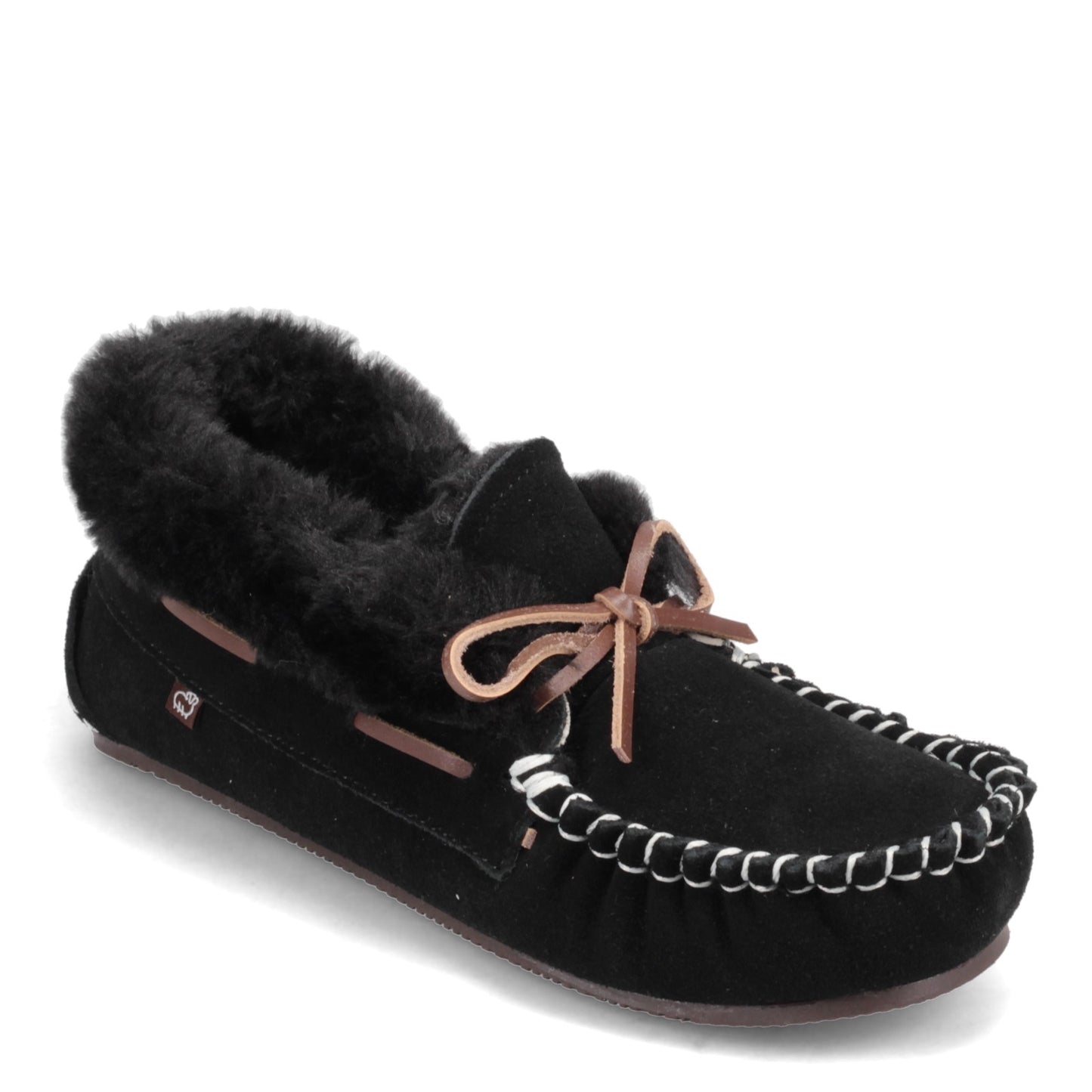 Peltz Shoes Women's Lamo Mila Moc BLACK EW1939-BLK