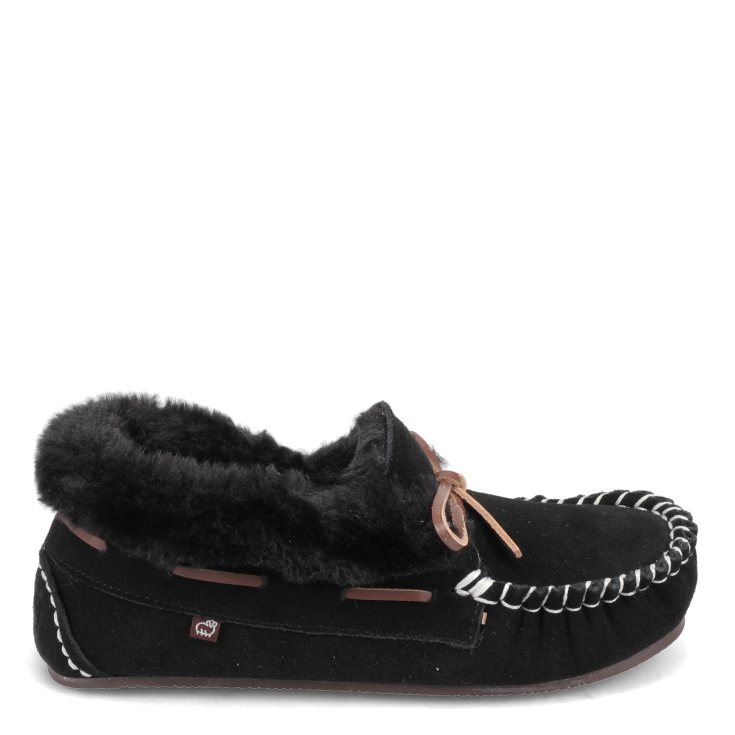 Peltz Shoes Women's Lamo Mila Moc BLACK EW1939-BLK