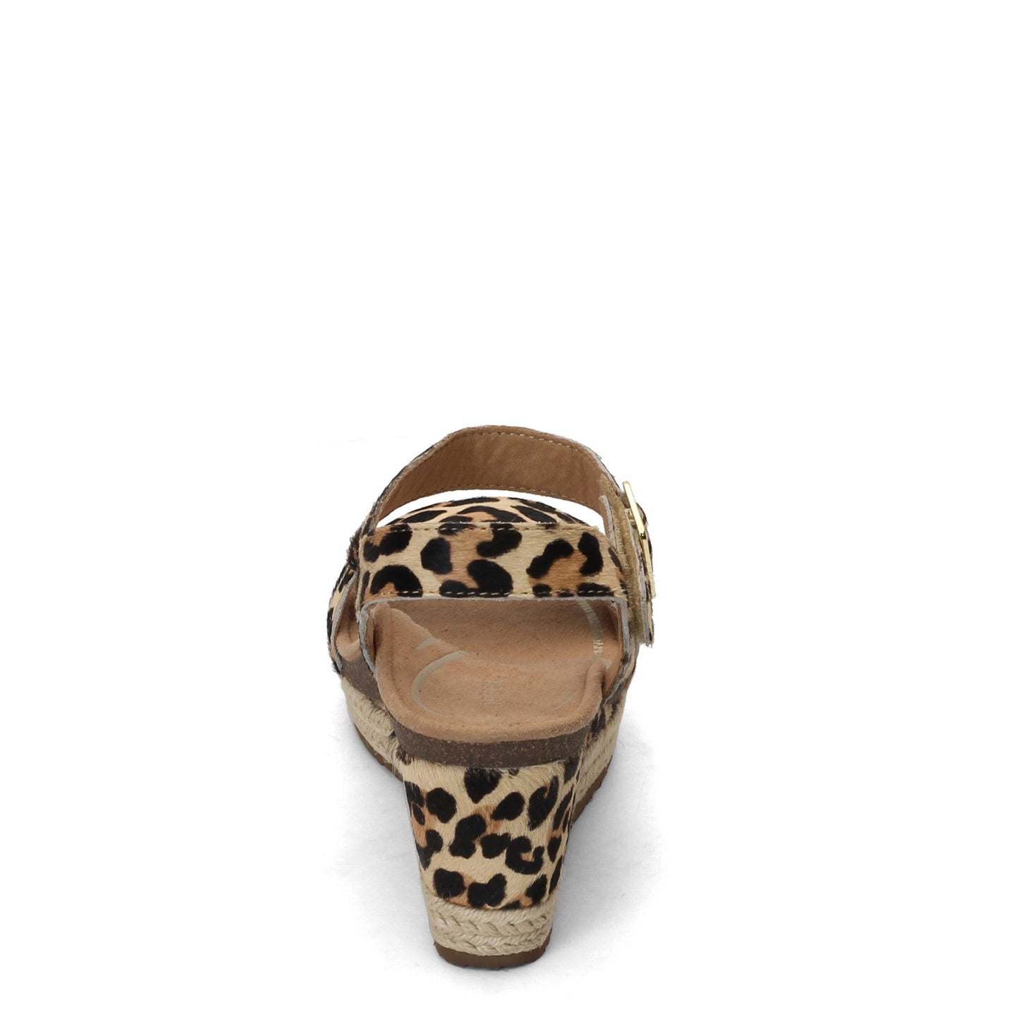 Peltz Shoes Women's Aetrex Sydney Sandal LEOPARD EW704