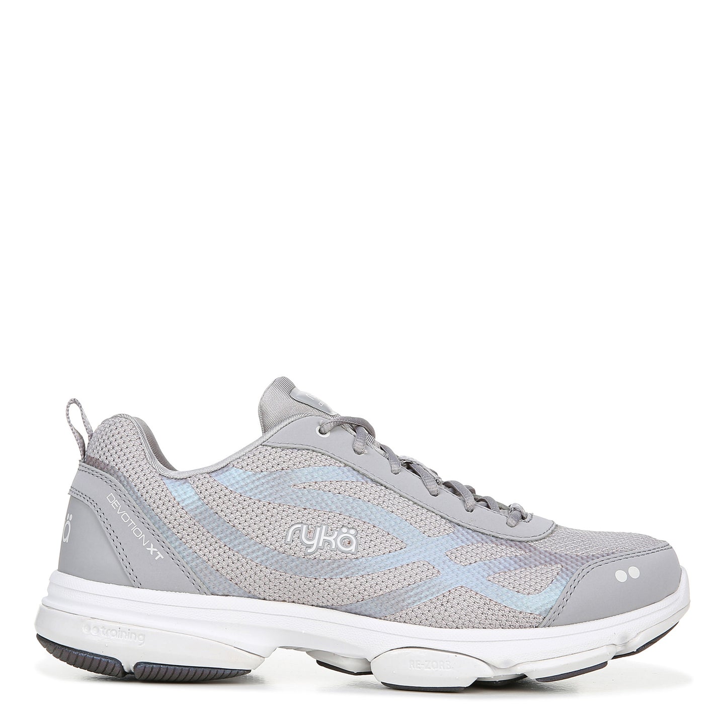 Peltz Shoes Women's Ryka Devotion XT Training Shoe GREY LIGHT F0180M9023