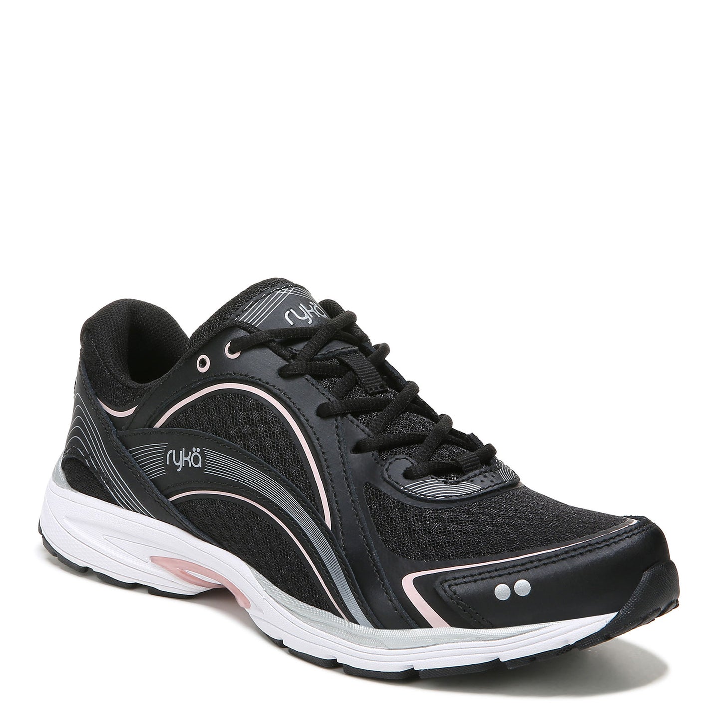 Peltz Shoes Women's RYKAWomen's Ryka Sky Walk Sneaker BLACK PINK F1116M1002