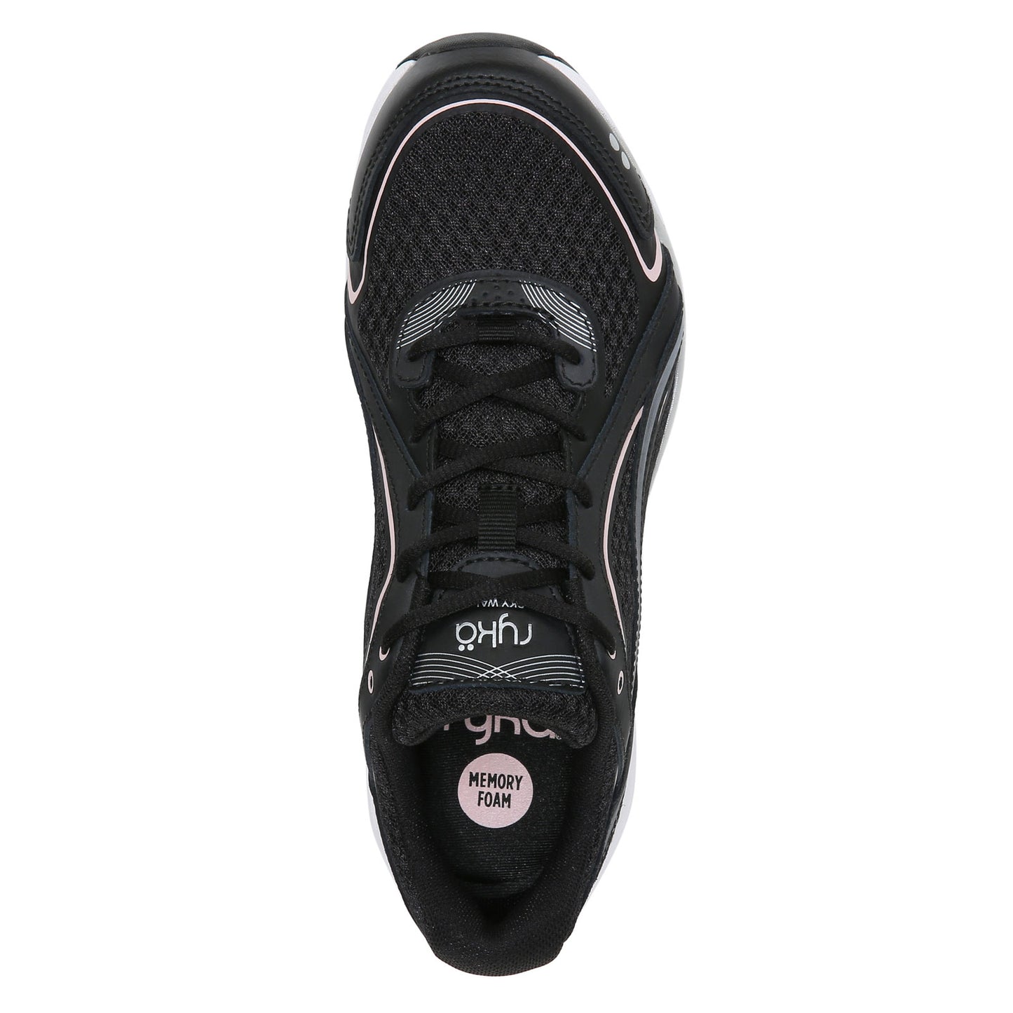 Peltz Shoes Women's RYKAWomen's Ryka Sky Walk Sneaker BLACK PINK F1116M1002