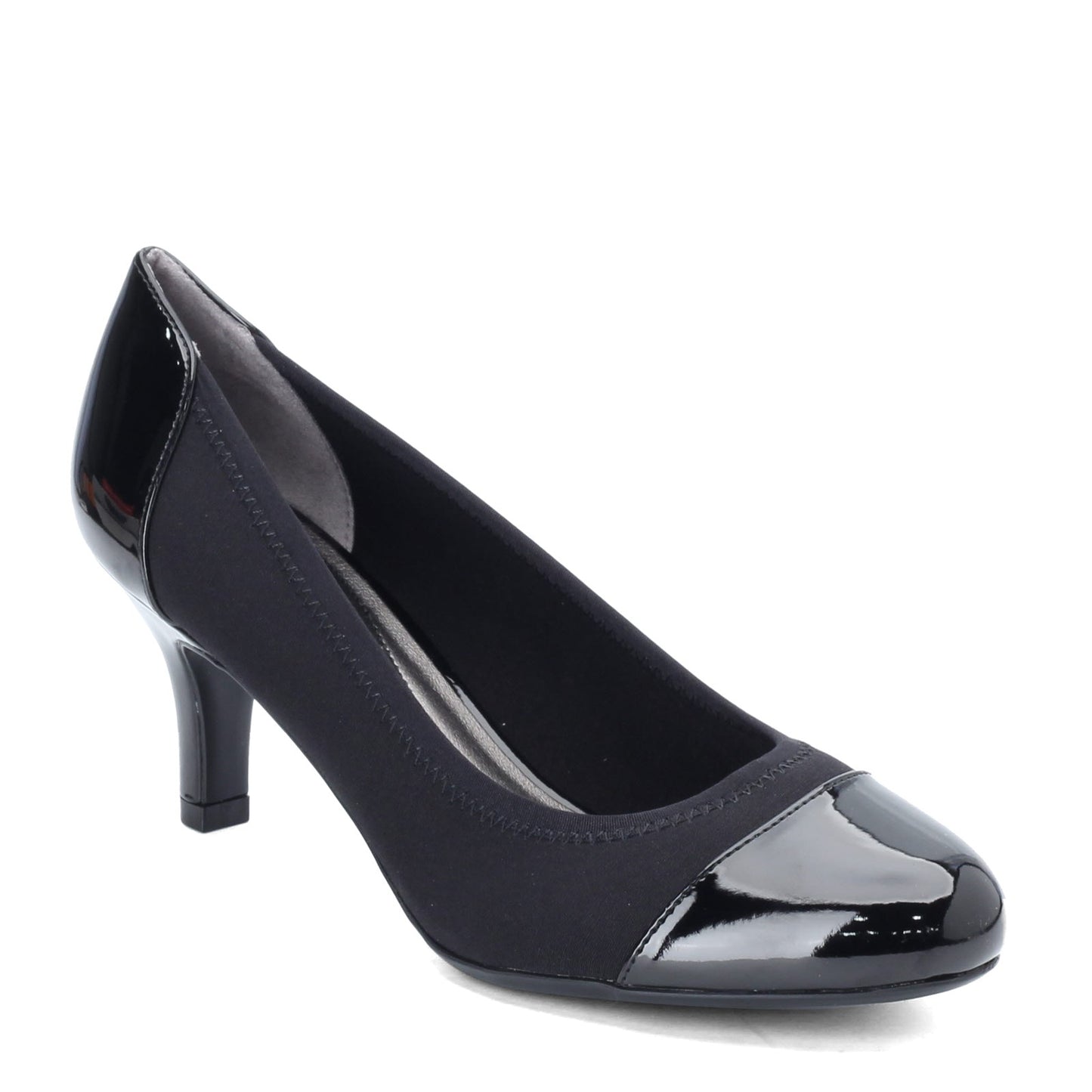 Peltz Shoes Women's LifeStride Parigi Stretch Pump Black F1687M1001
