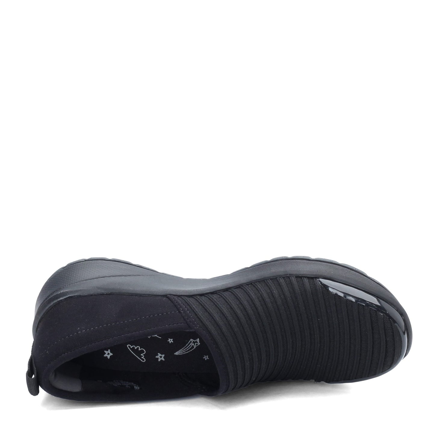 Peltz Shoes Women's Bzees Glee Slip-On BLACK F4092F6004