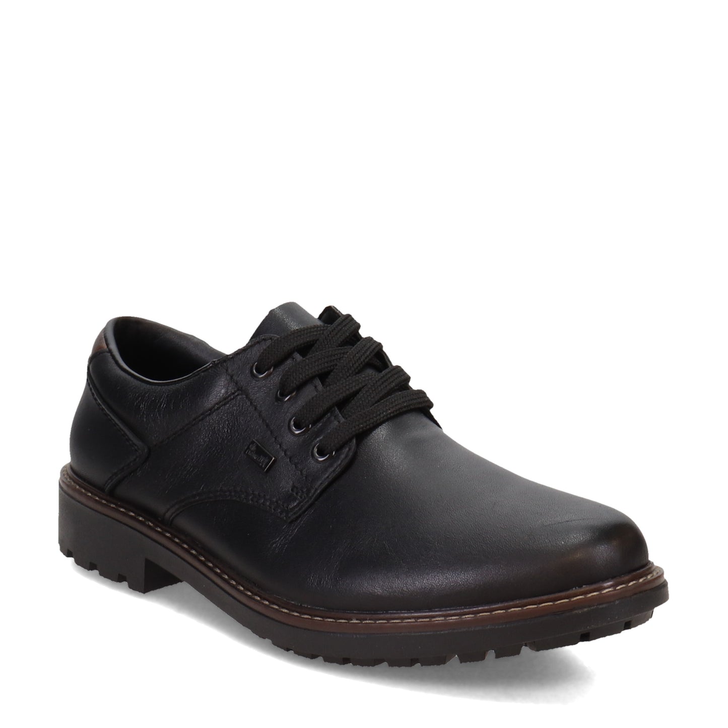 Peltz Shoes Men's Rieker Plain Toe WP Oxford BLACK F4611-00