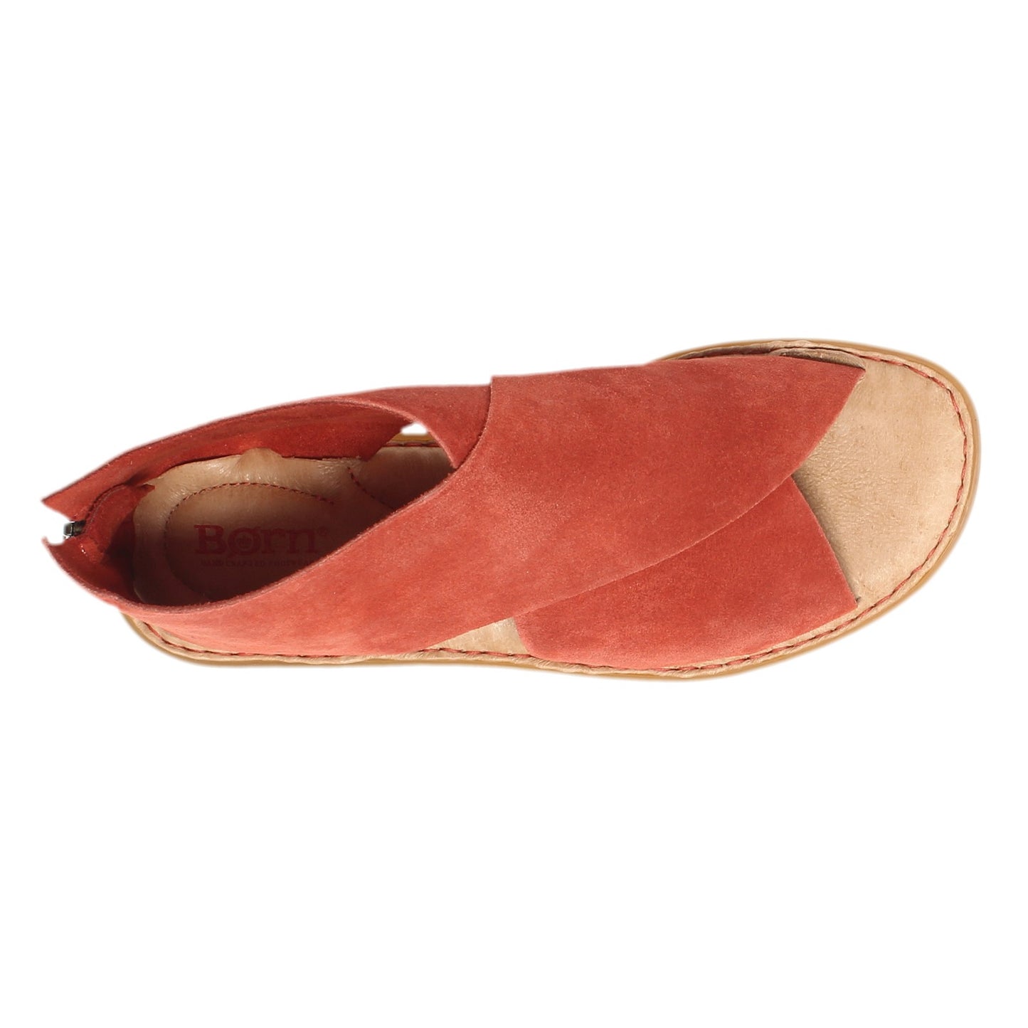 Peltz Shoes Women's Born Iwa Sandal Red F78005