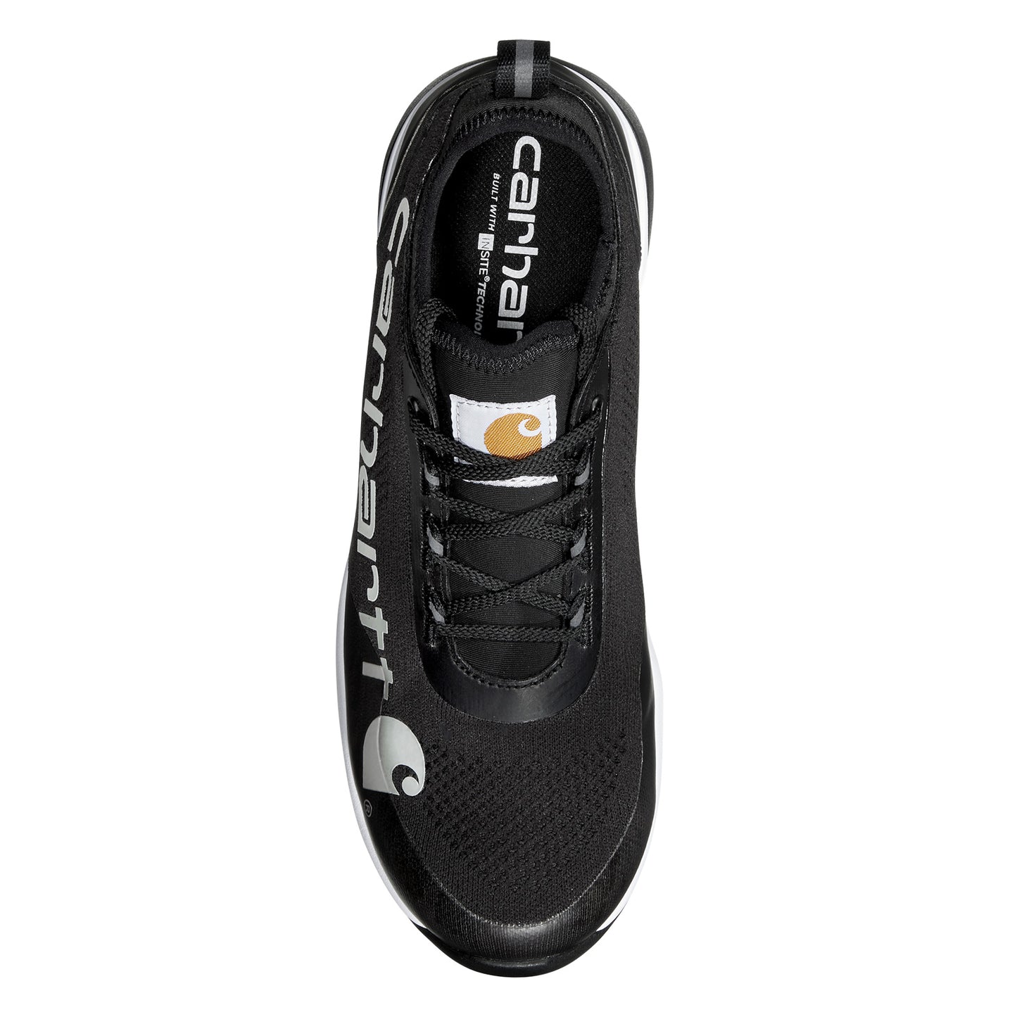 Peltz Shoes Men's Carhartt Force 3 EH Nano Toe Work Shoe BLACK / WHITE FA3403-M
