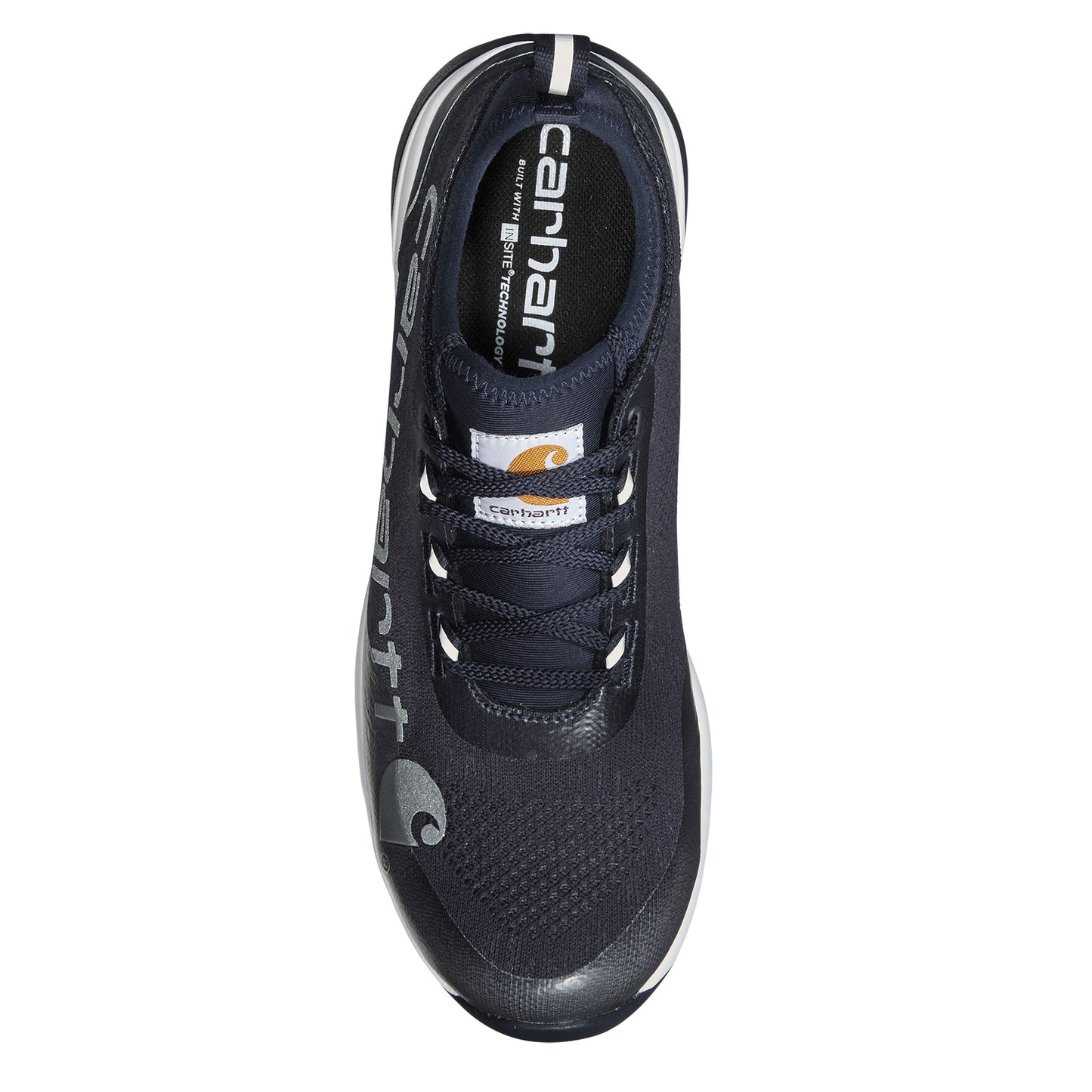 Peltz Shoes Men's Carhartt Force 3 EH Nano Toe Work Shoe NAVY FA3404-M