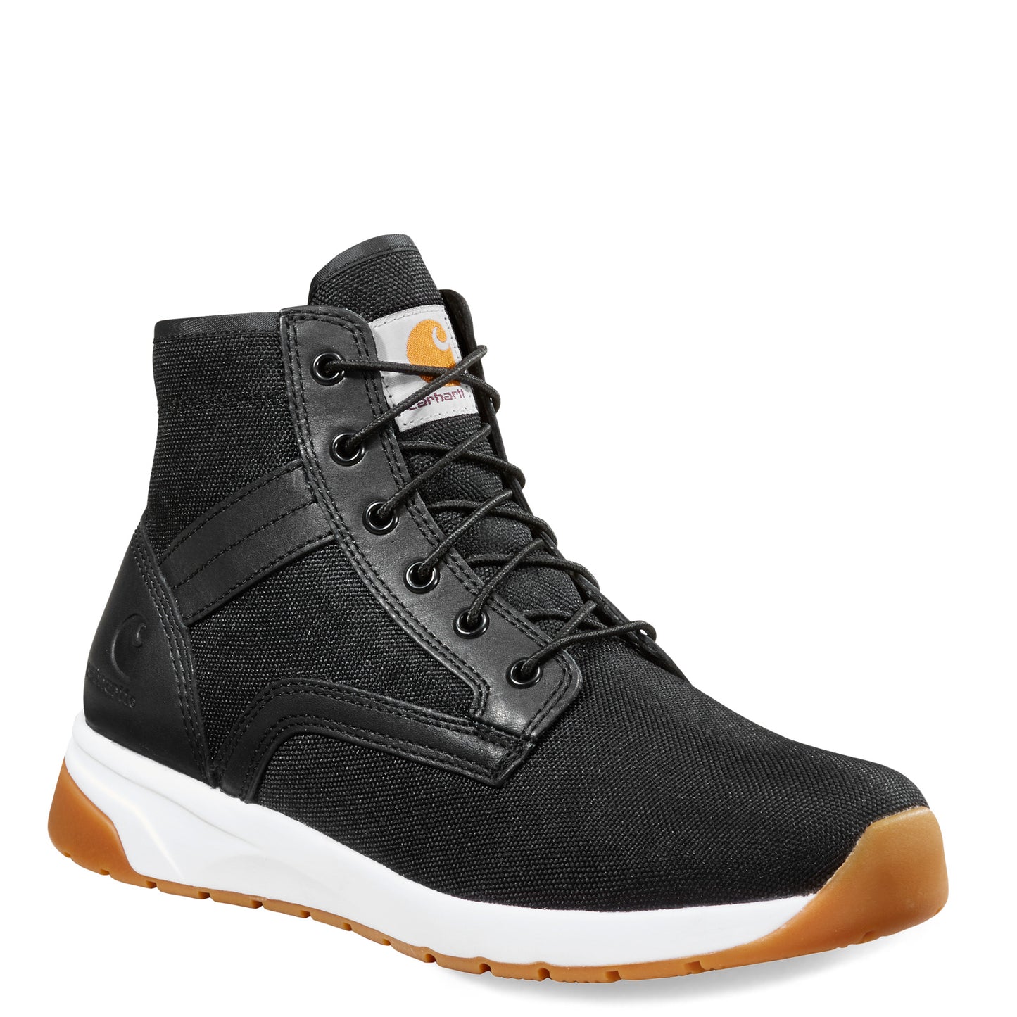 Peltz Shoes Men's Carhartt Force 5 EH Nano Toe Work Boot BLACK FA5441-M