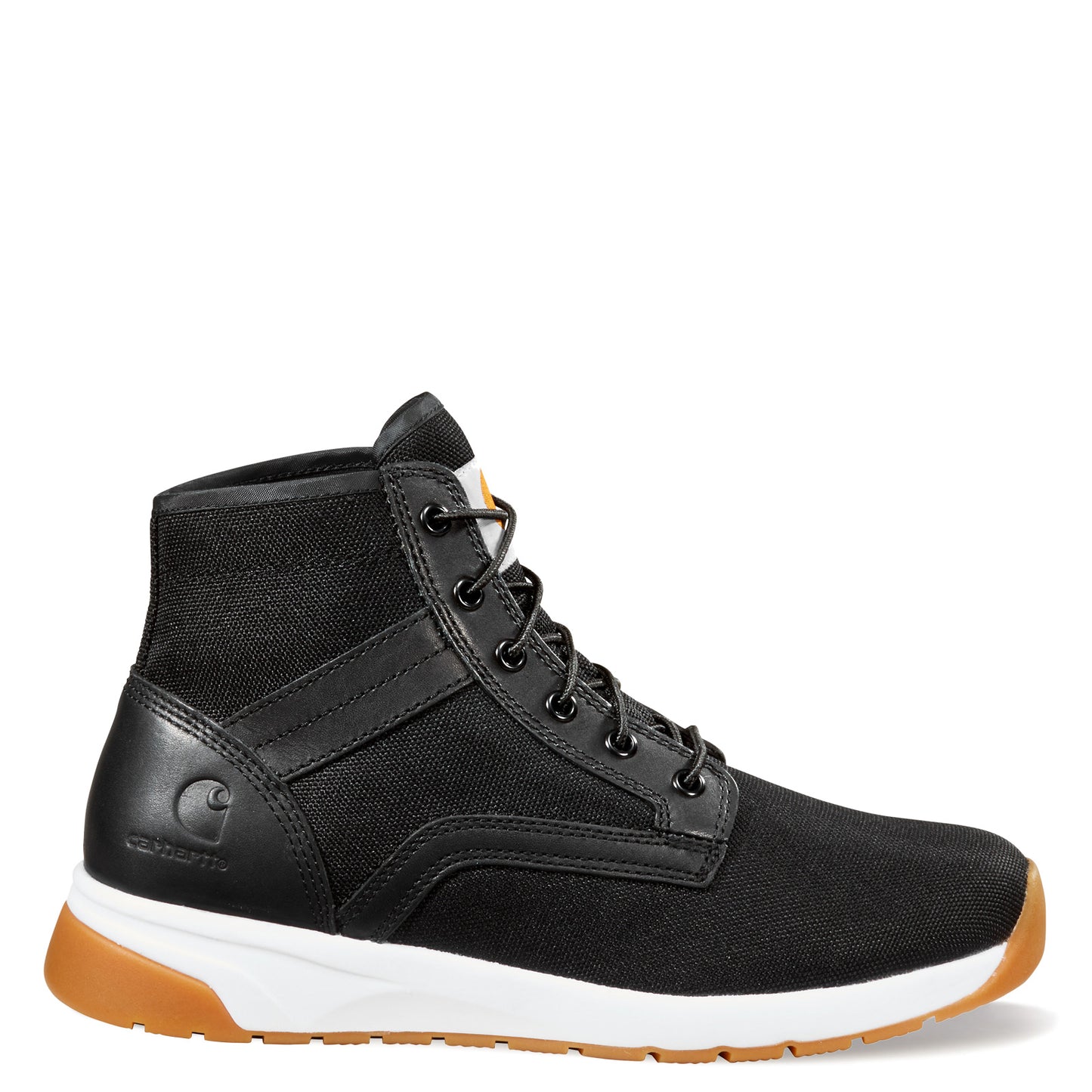 Peltz Shoes Men's Carhartt Force 5 EH Nano Toe Work Boot BLACK FA5441-M
