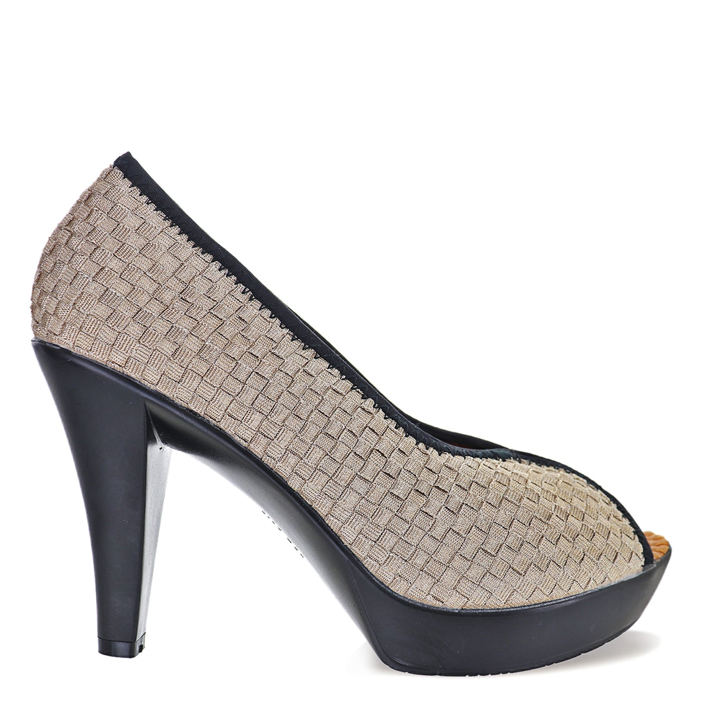 Peltz Shoes Women's Bernie Mev Fabulous Pump LIGHT GOLD FABULOUS LTGLD