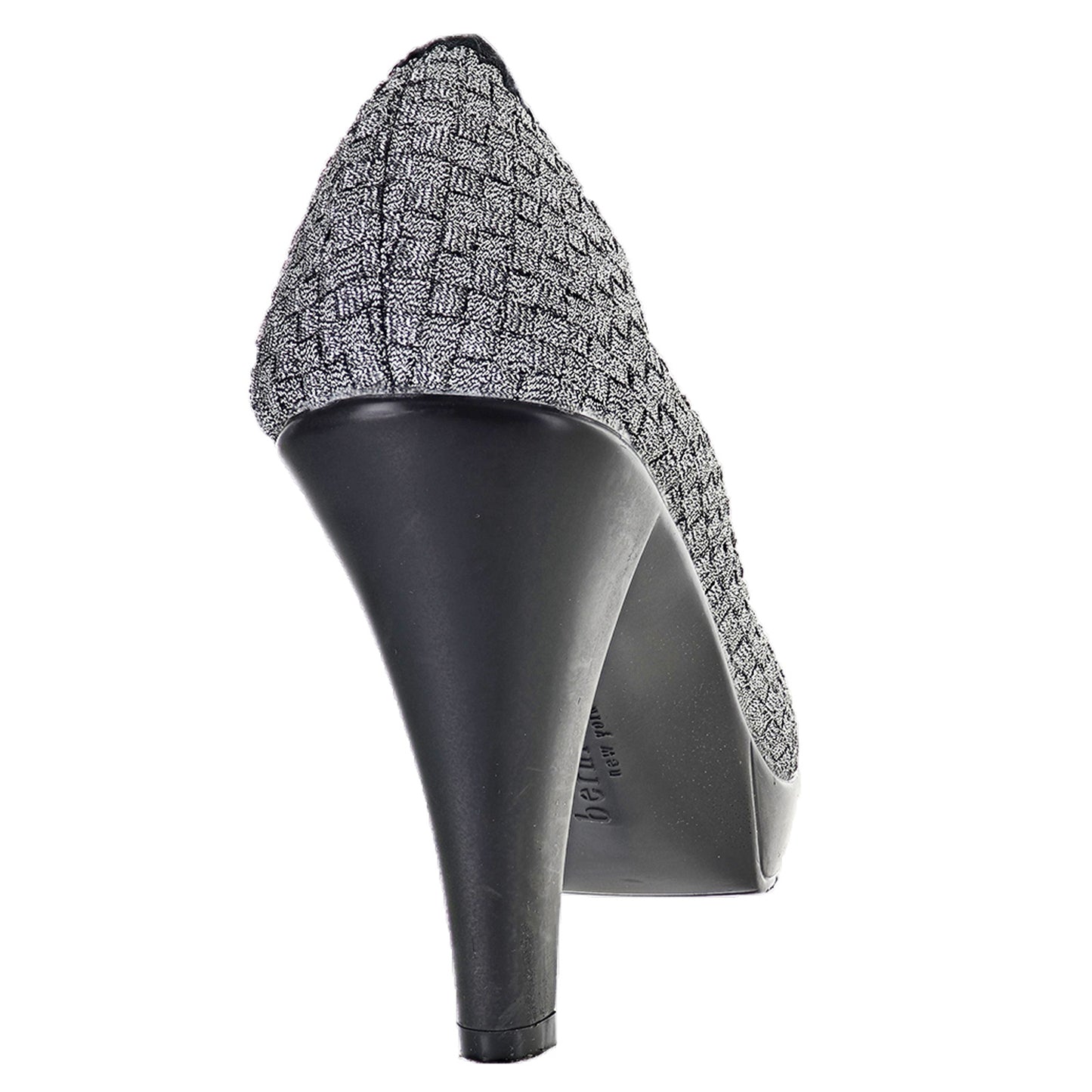 Peltz Shoes Women's Bernie Mev Fabulous Pump PEWTER FABULOUS PEW