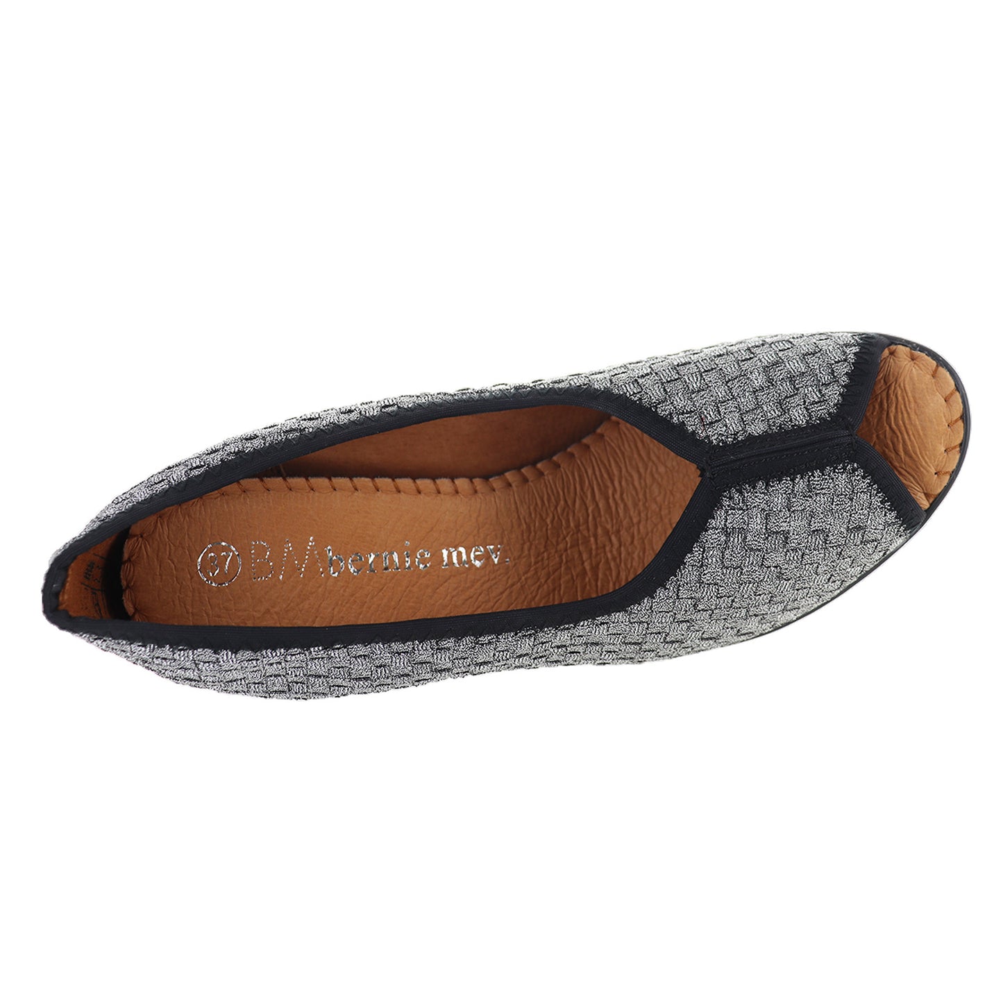 Peltz Shoes Women's Bernie Mev Fabulous Pump PEWTER FABULOUS PEW
