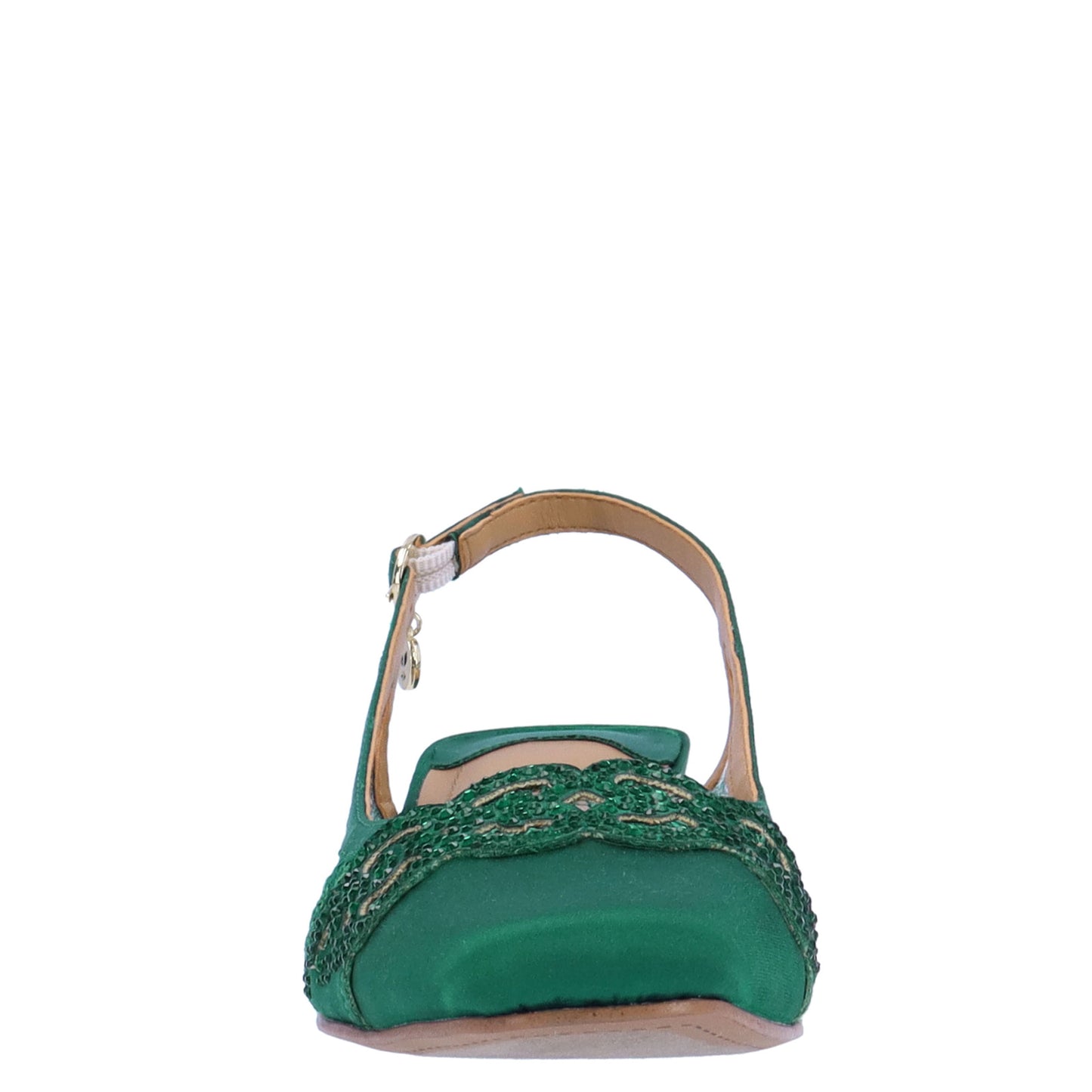 Peltz Shoes Women's J Renee Faleece Pump Emerald Green FALEEC-FAEMG