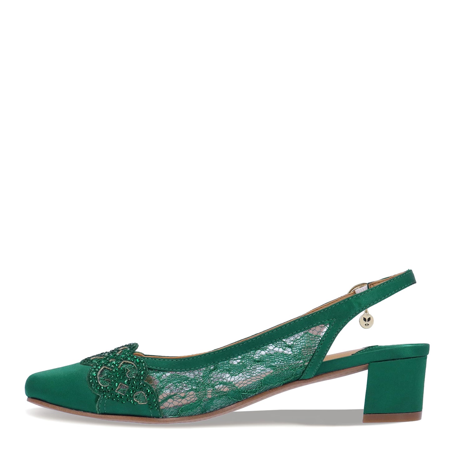 Peltz Shoes Women's J Renee Faleece Pump Emerald Green FALEEC-FAEMG