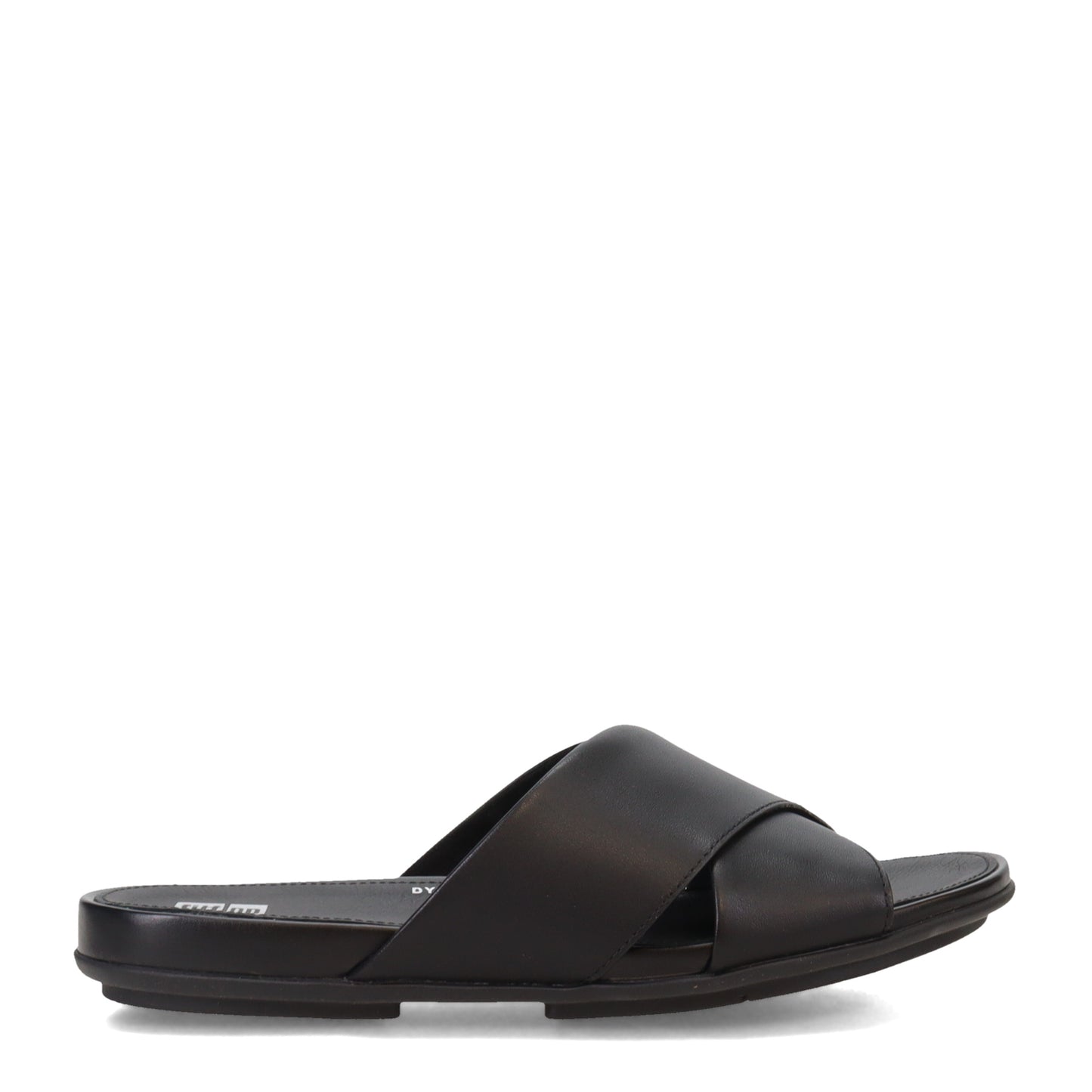 Peltz Shoes Women's FitFlop Gracie Cross Slide Black FD8-090
