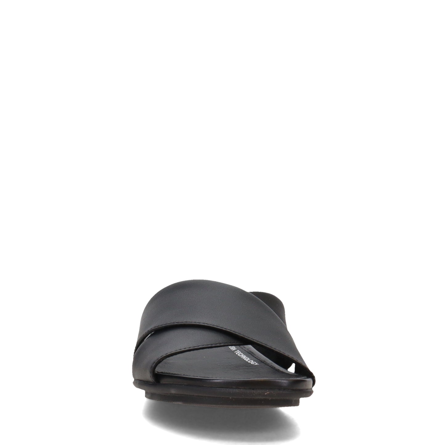 Peltz Shoes Women's FitFlop Gracie Cross Slide Black FD8-090