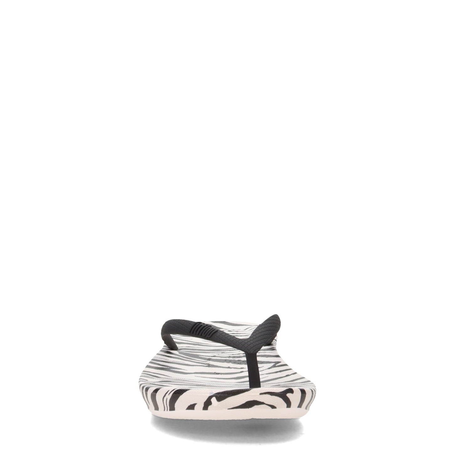 Peltz Shoes Women's FitFlop iQushion Flip-Flop Zebra FE3-A13