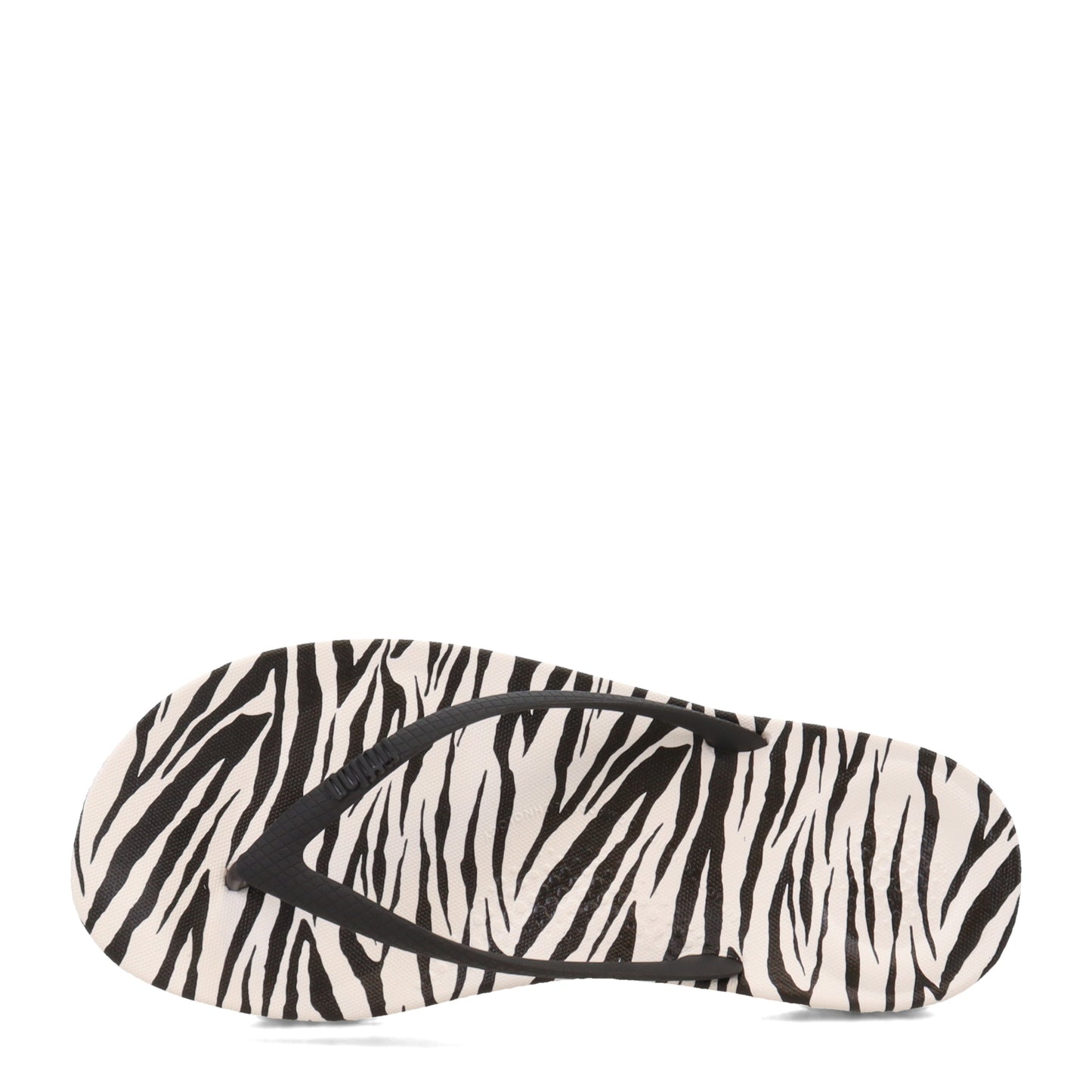 Peltz Shoes Women's FitFlop iQushion Flip-Flop Zebra FE3-A13