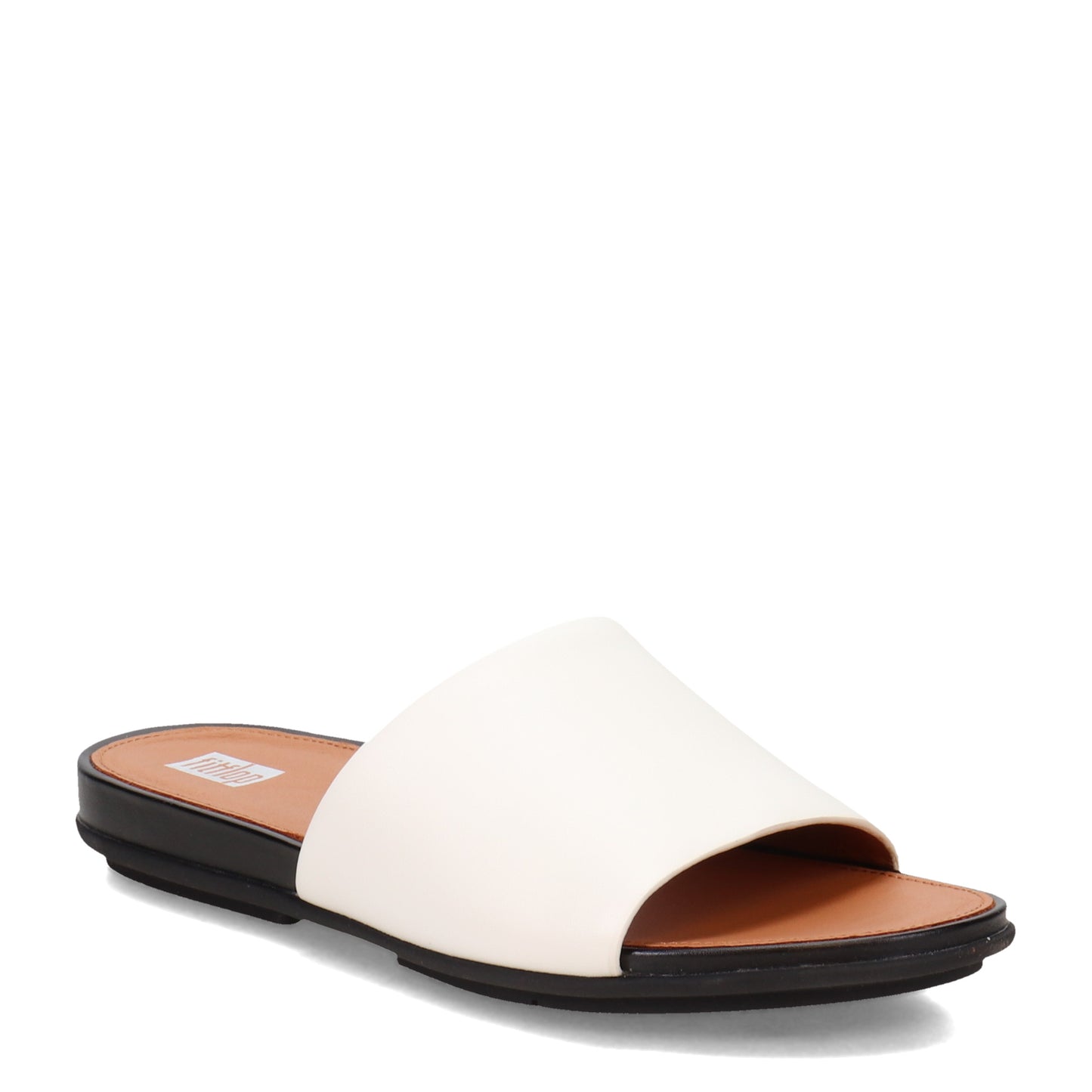 Peltz Shoes Women's FitFlop Gracie Slide Cream FE8-477