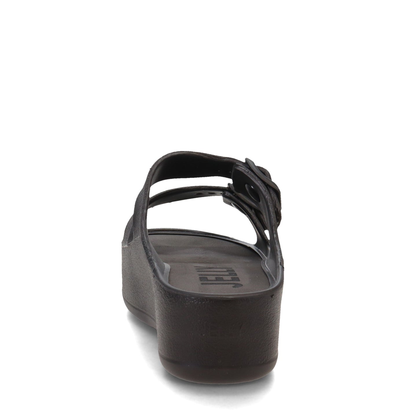 Peltz Shoes Women's Lemon Jelly Fenix Slide Sandal BLACK FENIX-01
