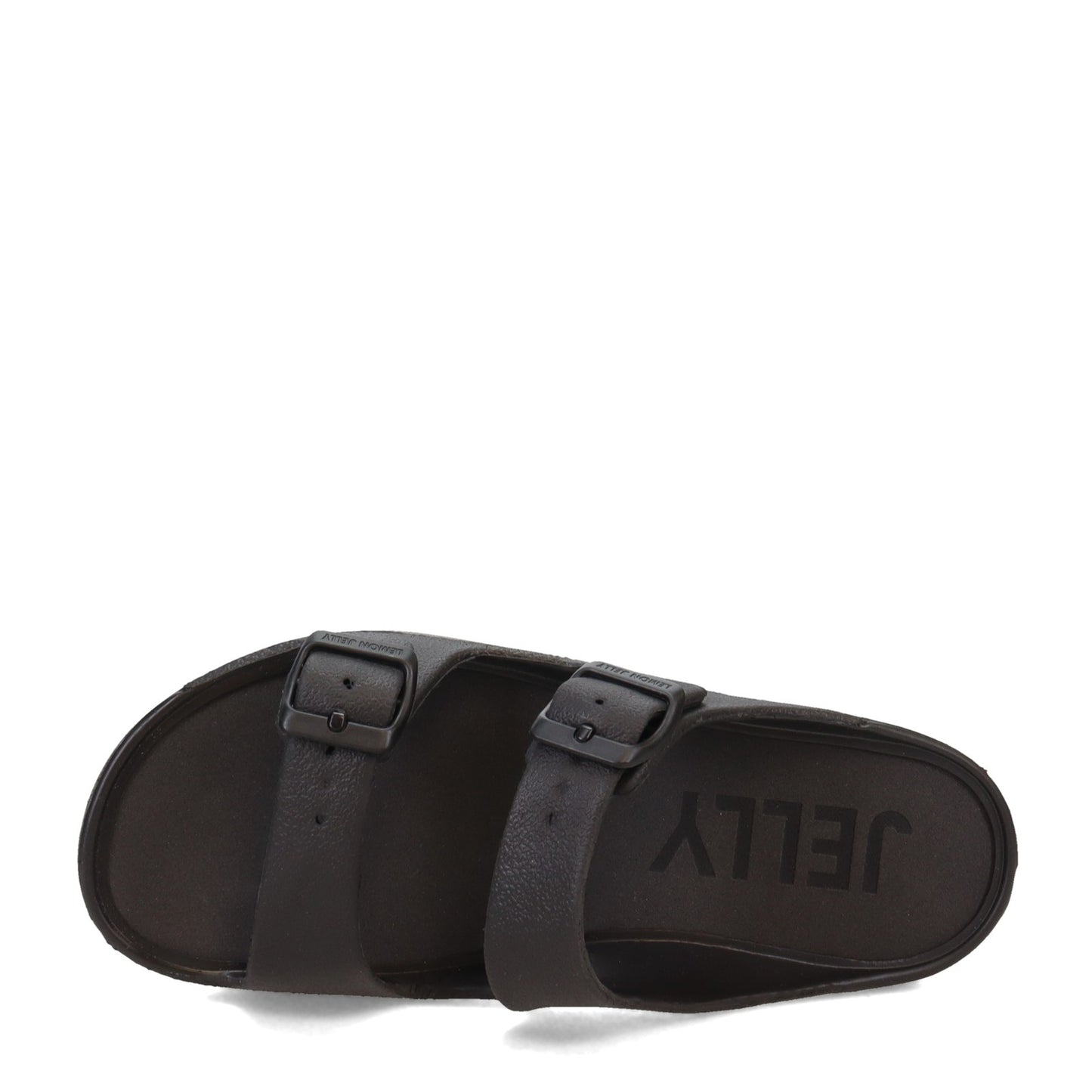 Peltz Shoes Women's Lemon Jelly Fenix Slide Sandal BLACK FENIX-01