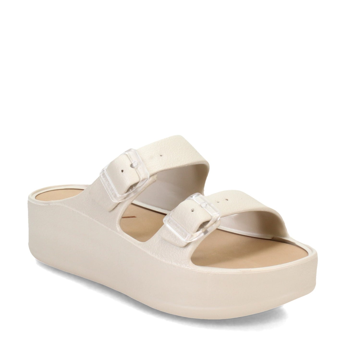 Peltz Shoes Women's Lemon Jelly Fenix Slide Sandal GREY FENIX-03