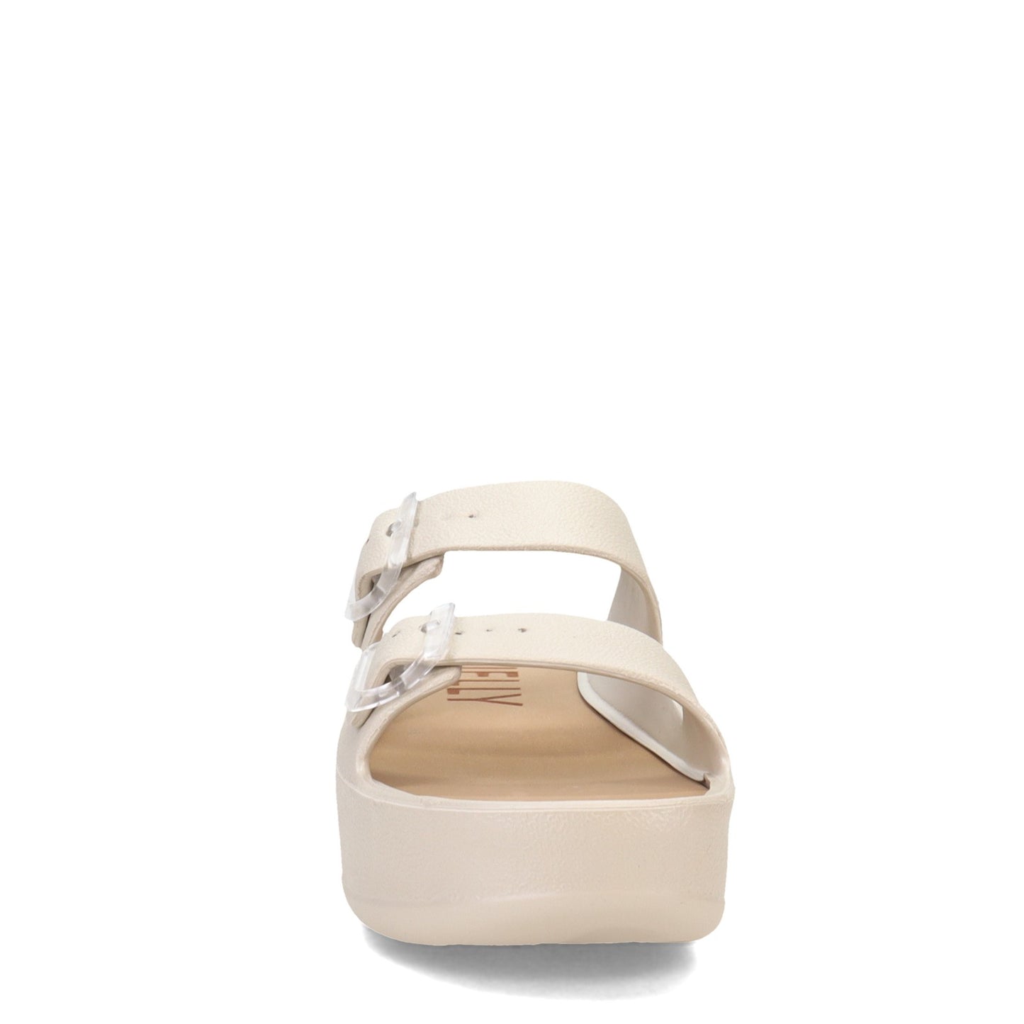 Peltz Shoes Women's Lemon Jelly Fenix Slide Sandal GREY FENIX-03