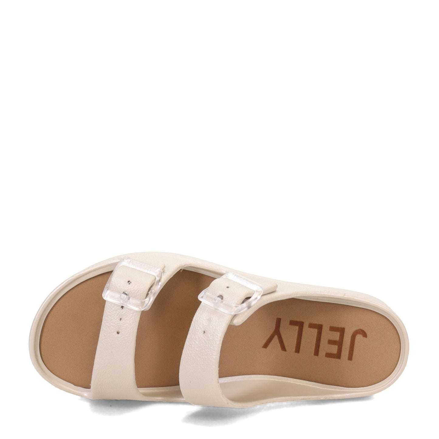 Peltz Shoes Women's Lemon Jelly Fenix Slide Sandal GREY FENIX-03