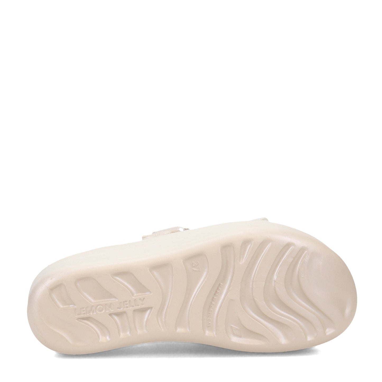 Peltz Shoes Women's Lemon Jelly Fenix Slide Sandal GREY FENIX-03