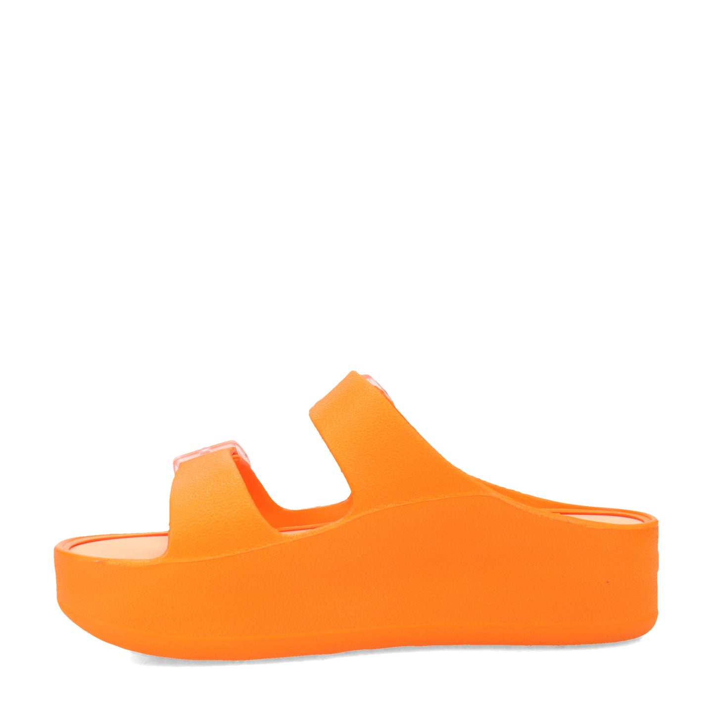 Peltz Shoes Women's Lemon Jelly Fenix Slide Sandal Tangerine FENIX-09