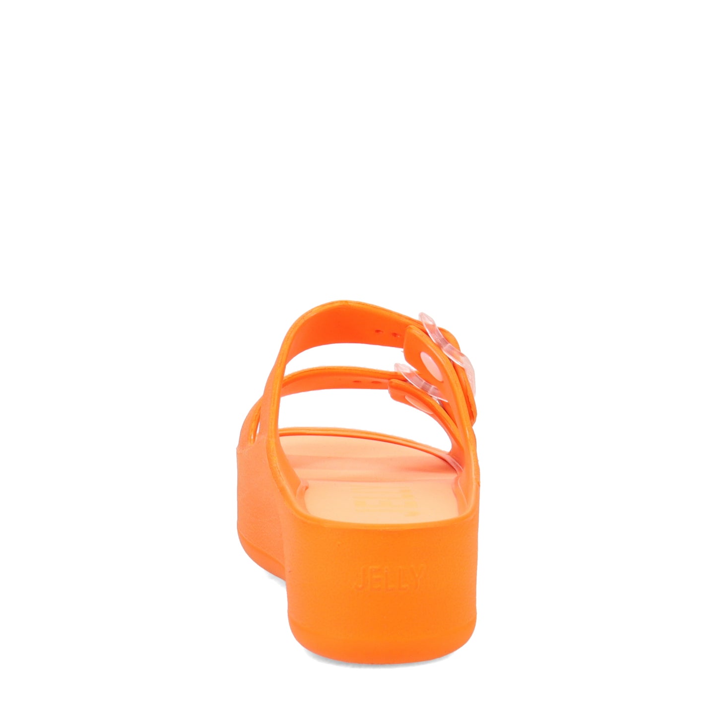 Peltz Shoes Women's Lemon Jelly Fenix Slide Sandal Tangerine FENIX-09