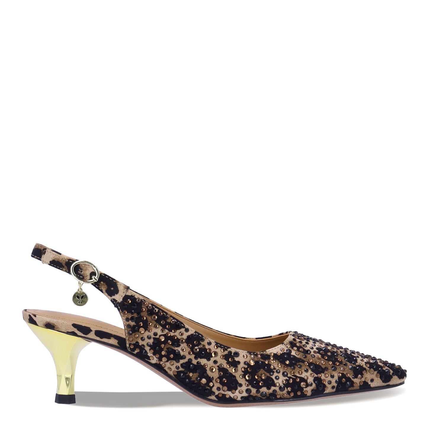 Peltz Shoes Women's J Renee Ferryanne Pump Leopard Print FERRYA-APBRB