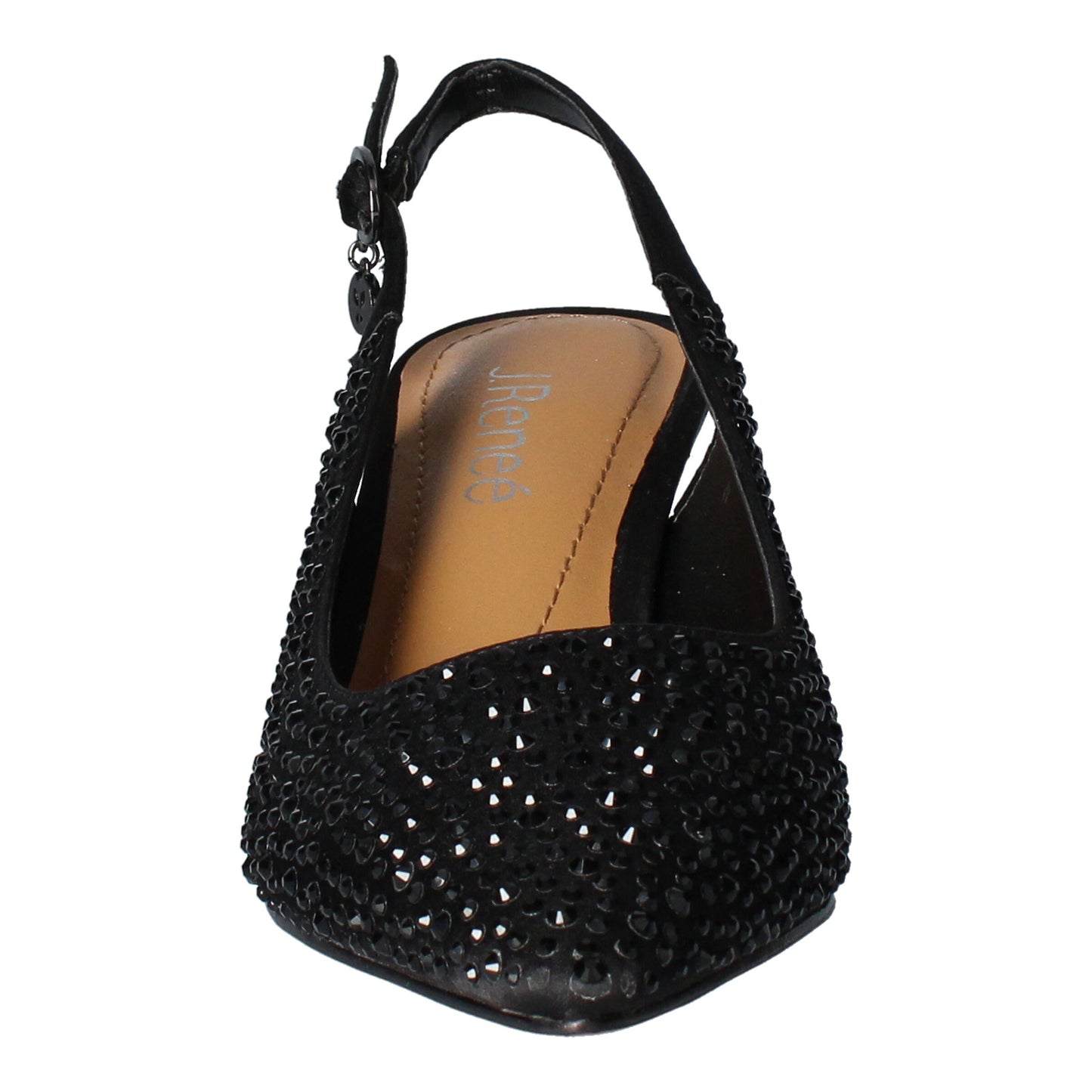 Peltz Shoes Women's J Renee Ferryanne Pump Black FERRYA-SABLK