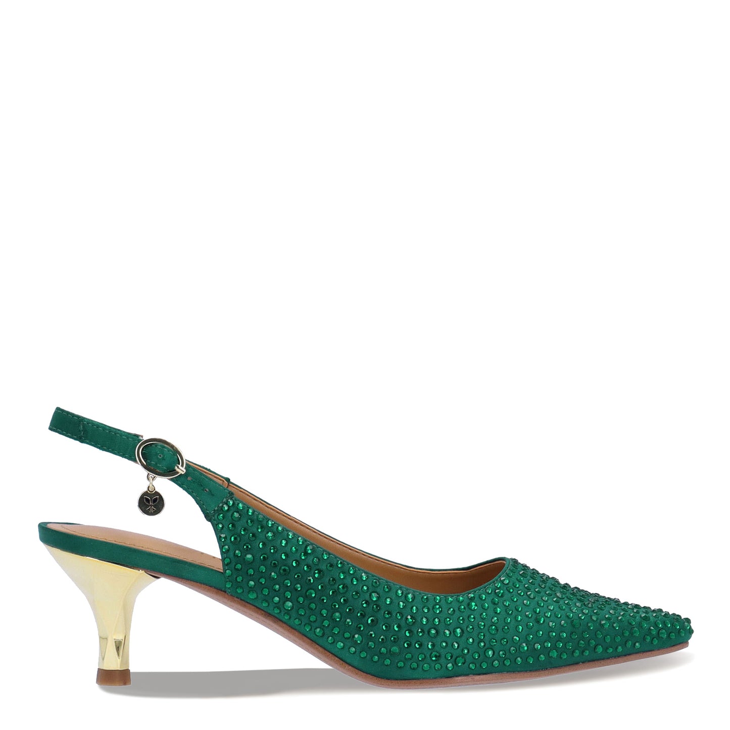 Peltz Shoes Women's J Renee Ferryanne Pump Emerald Green FERRYA-SAEMG