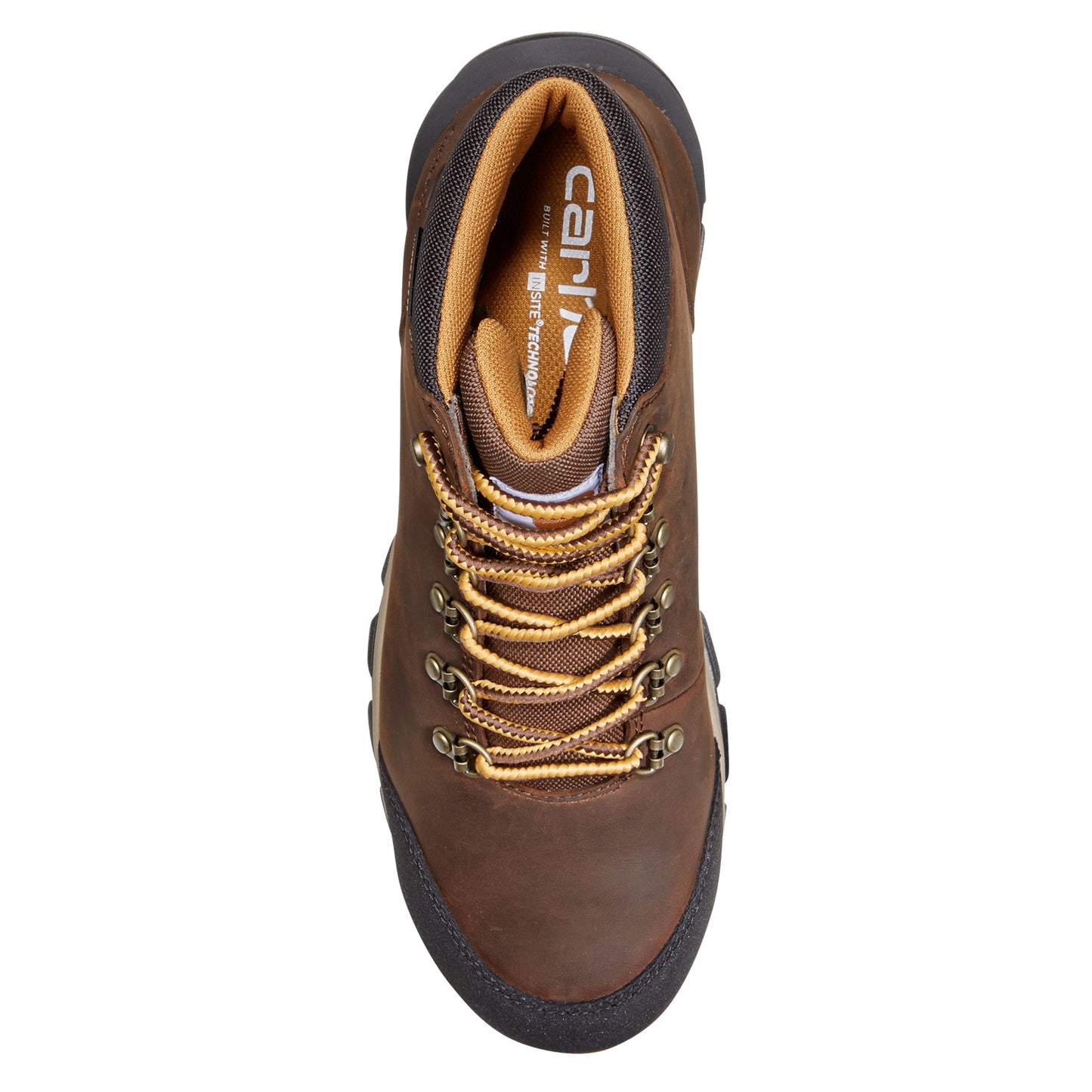 Peltz Shoes Men's Carhartt Gilmore WP 5in Alloy Toe Work Hiker Boot DARK BROWN FH5550-M