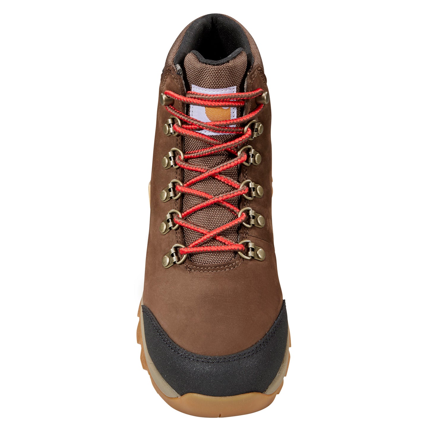 Peltz Shoes Women's Carhartt Gilmore WP 5in Alloy Toe Work Hiker Boot BROWN NUBUCK FH5556-W