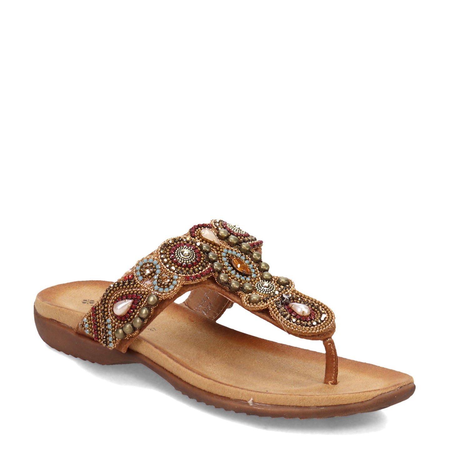 Peltz Shoes Women's Patrizia Fiesole Sandal Brown FIESOLE-LBR
