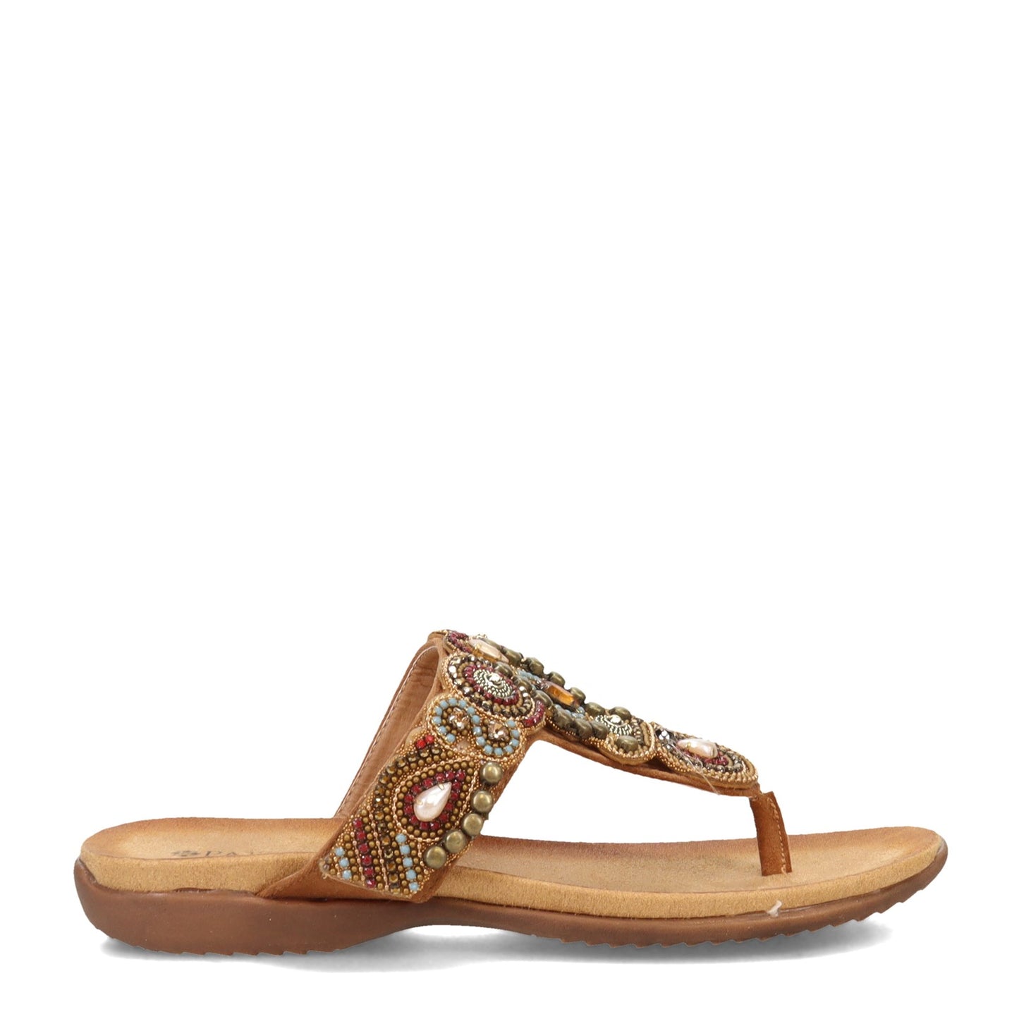 Peltz Shoes Women's Patrizia Fiesole Sandal Brown FIESOLE-LBR