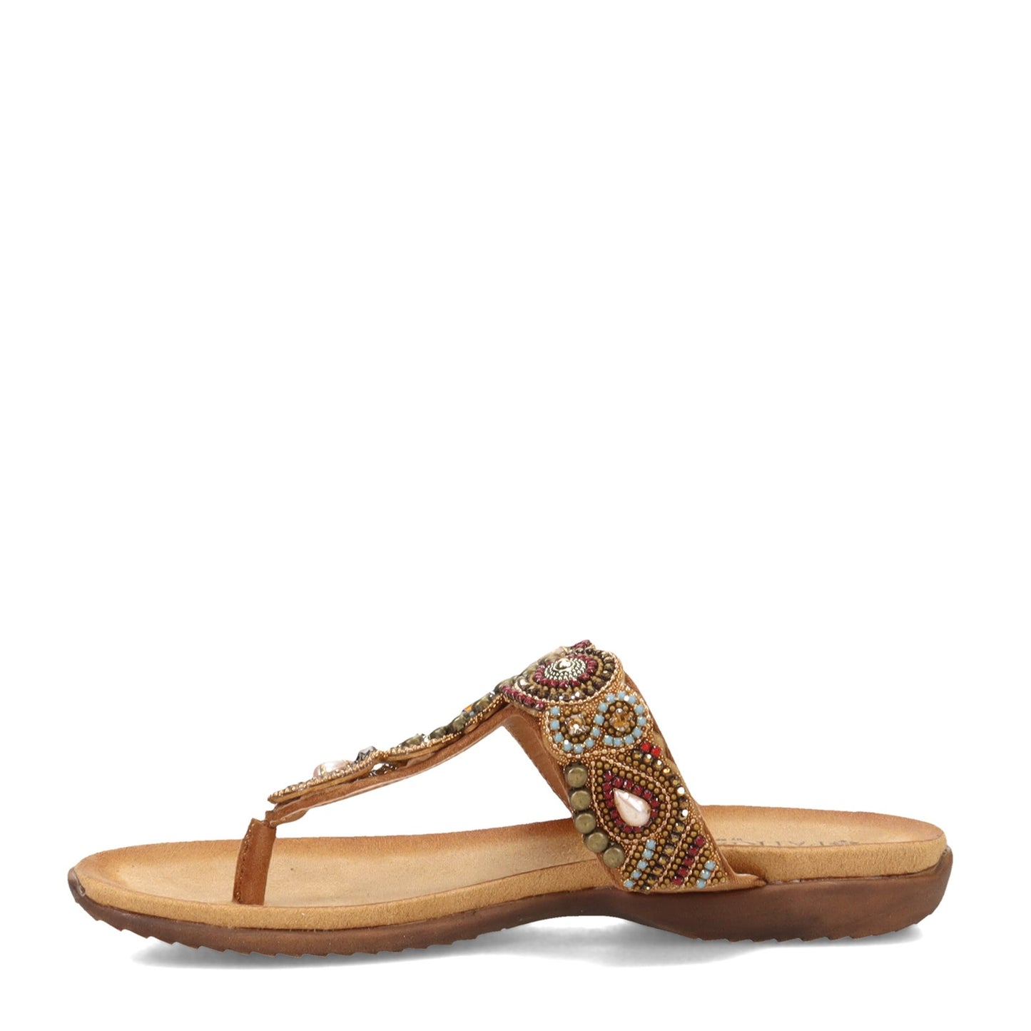 Peltz Shoes Women's Patrizia Fiesole Sandal Brown FIESOLE-LBR