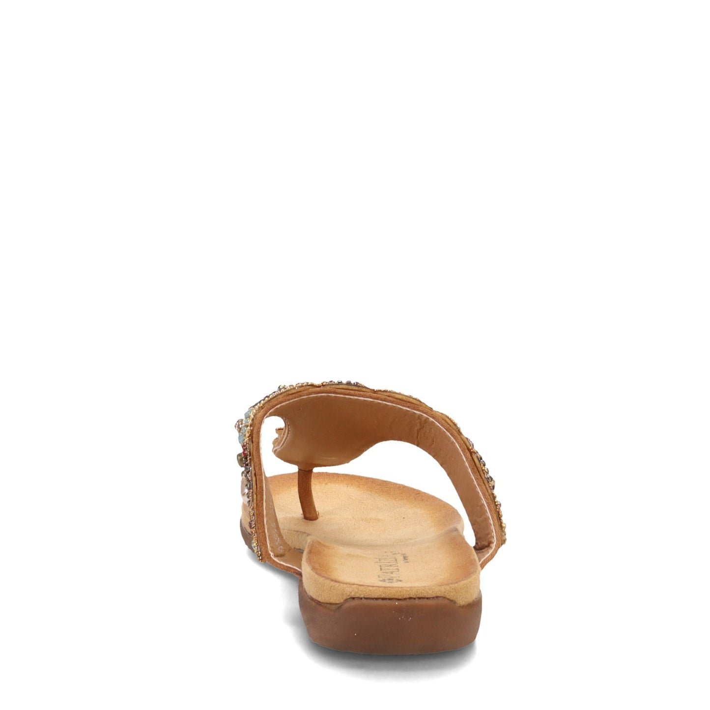 Peltz Shoes Women's Patrizia Fiesole Sandal Brown FIESOLE-LBR